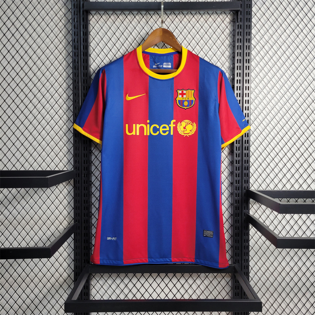 B.A.R.S.A Retro 10-11 Home Stadium Jersey - Unitedfutballjersey