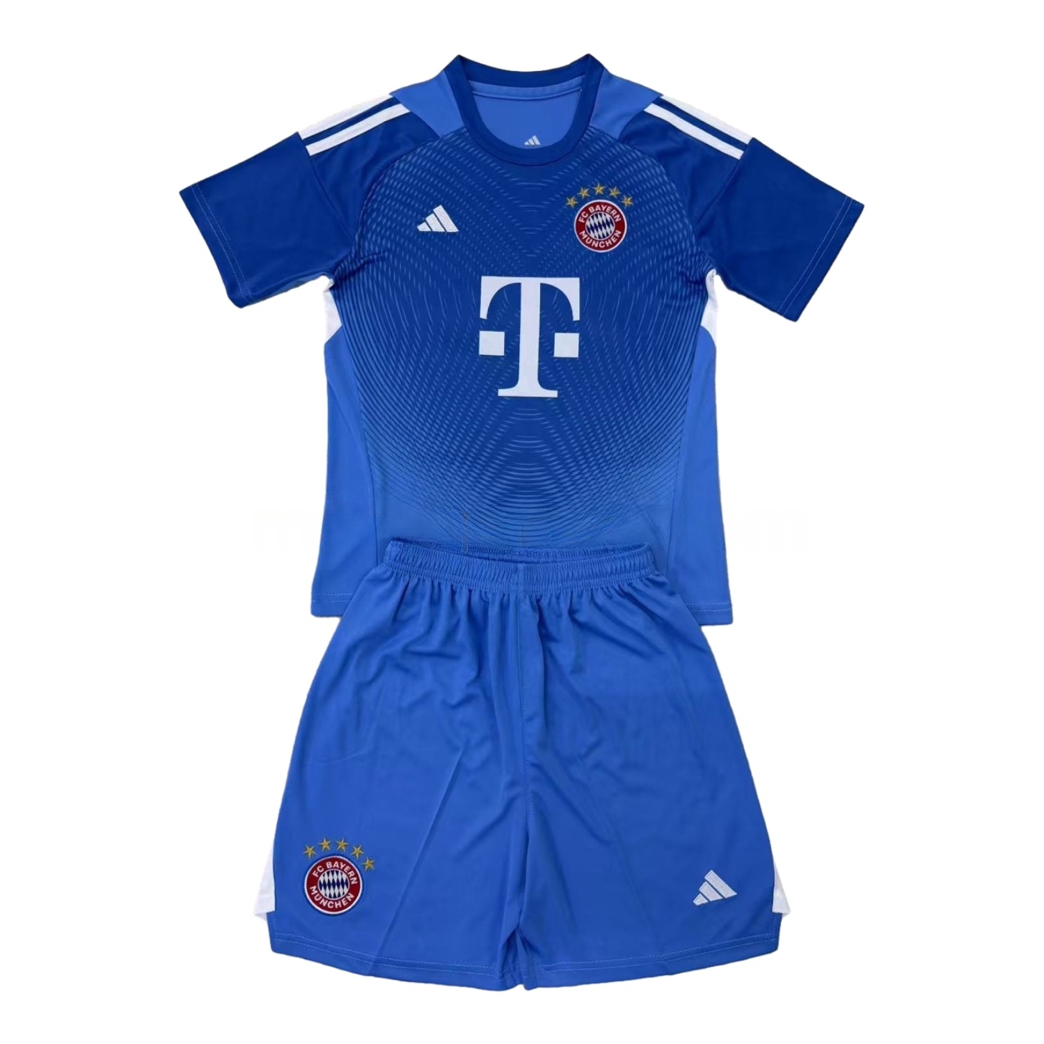 Bayern Munich 25-26 Blue Goalkeeper Men's Adult Jersey Set - Fans Version - Unitedfutballjersey