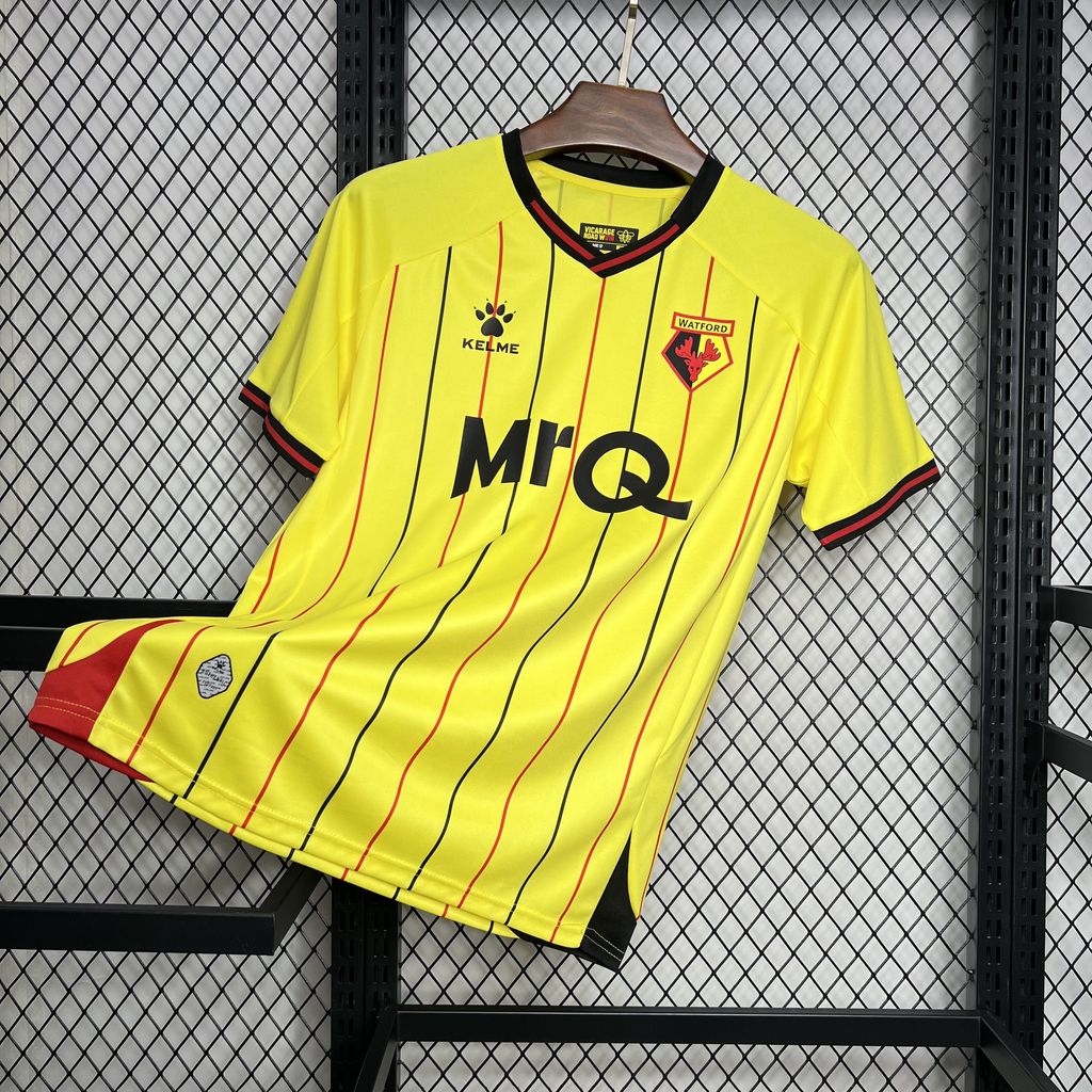 Watford 24-25 Home Stadium Jersey - Fans Version - Unitedfutballjersey