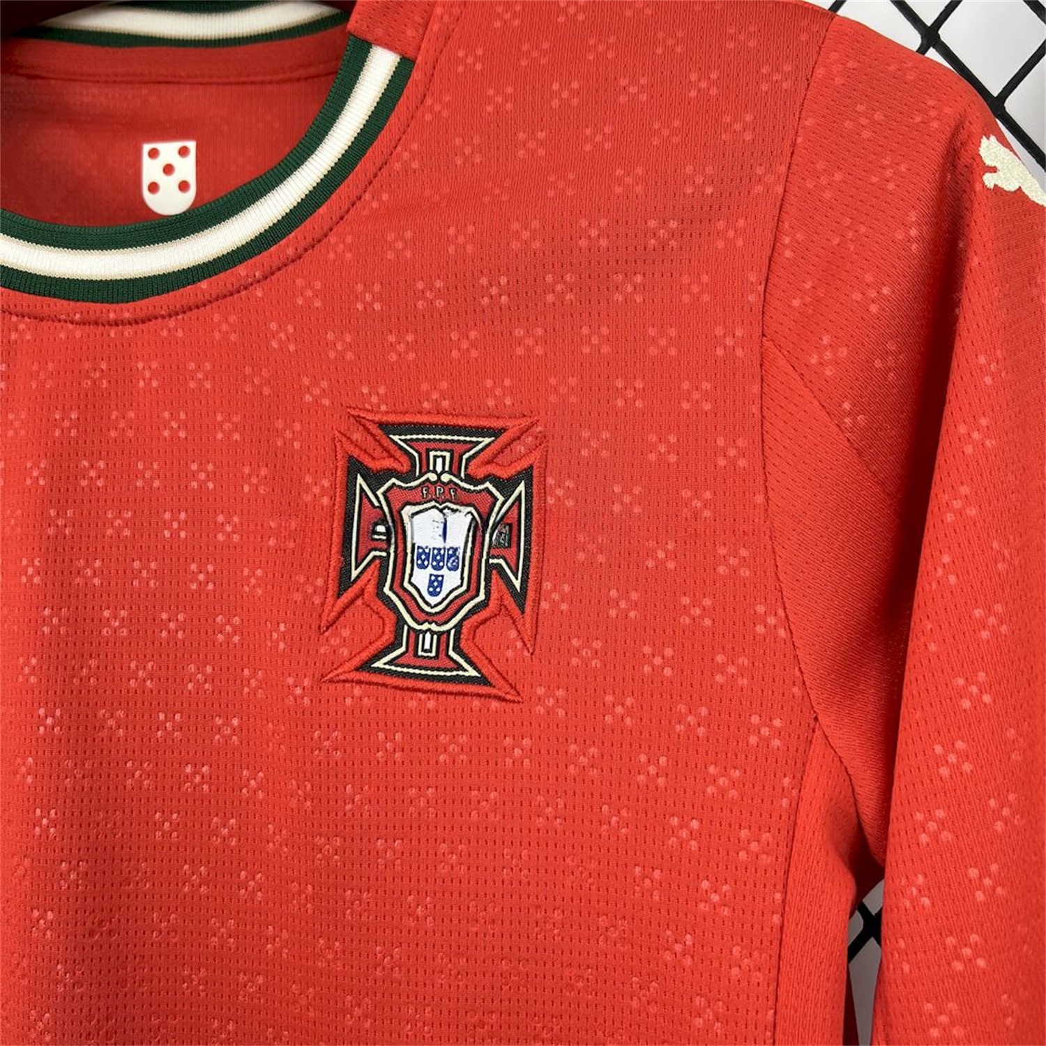 Portugal 2025-26 Home Long Sleeves Kids Kit - Unitedfutballjersey