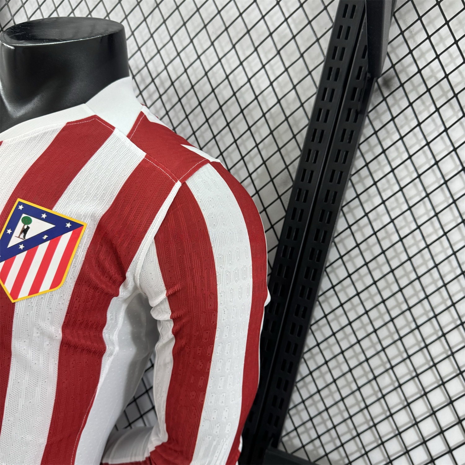 Atletico Madrid 25-26 Home Long Sleeves Jersey - Player Version - Unitedfutballjersey