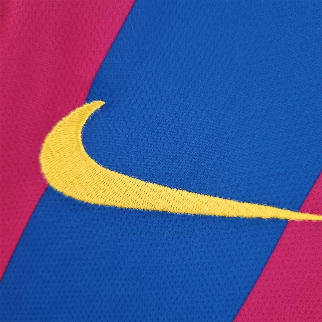 Retro Barcelona 05-06 Home Long Sleeve Jersey - UEFA Champions League Final - Unitedfutballjersey