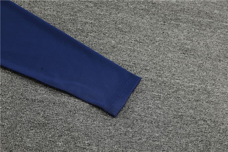 Marseille 23-24 Kids Long Sleeve Training Set Royal Rlue - Unitedfutballjersey