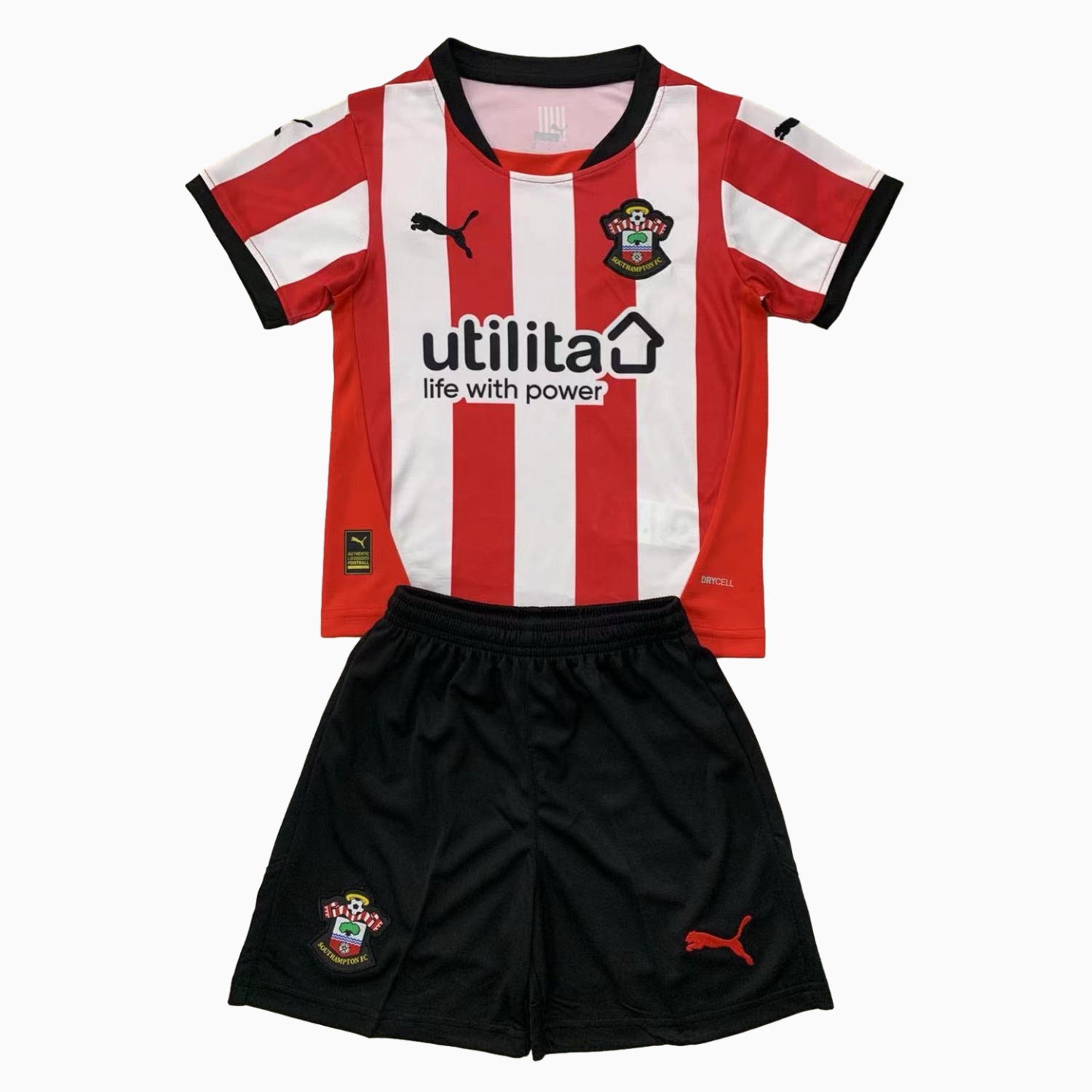 Southampton 24-25 Home Kids Kit - Unitedfutballjersey