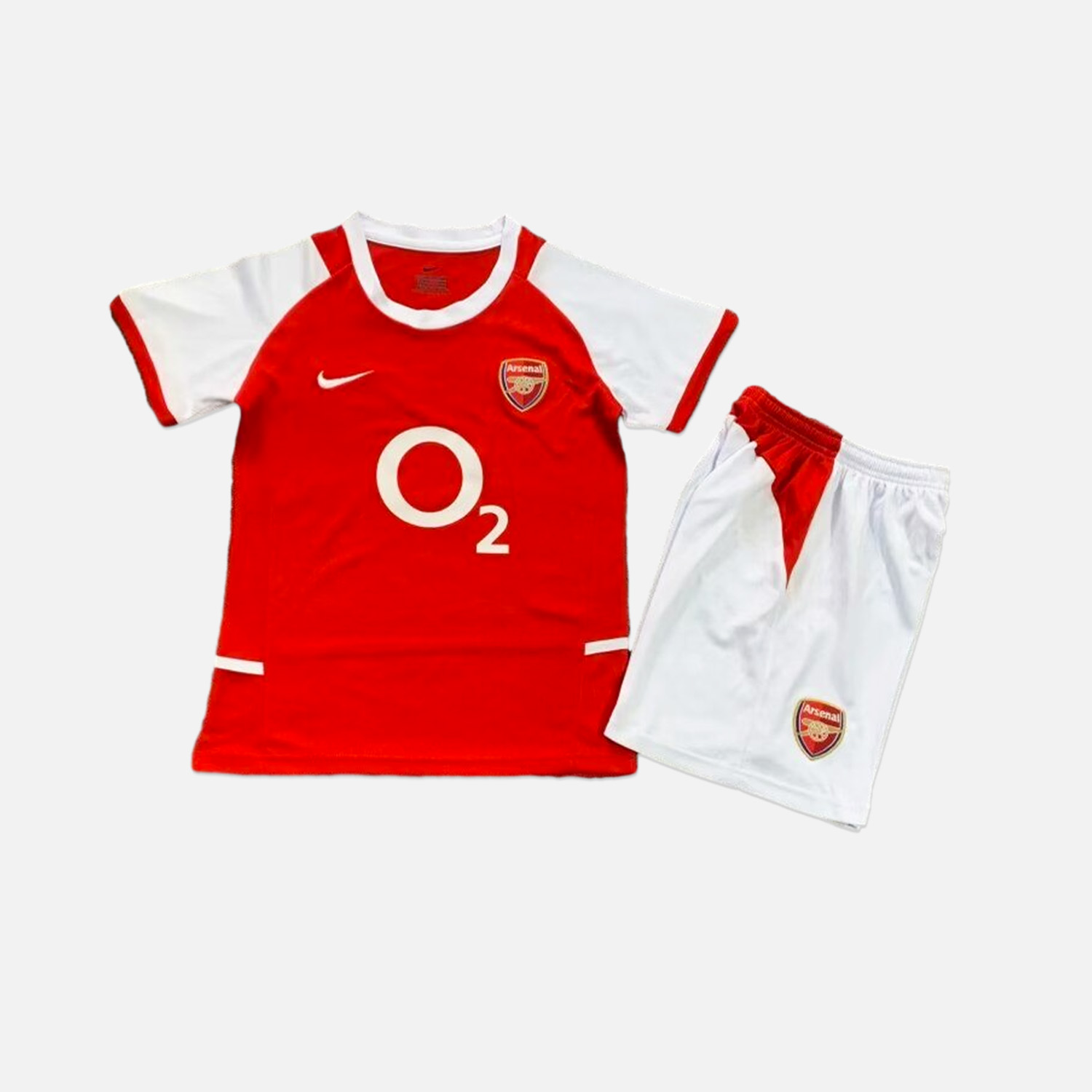 Retro Arsenal 2002-04 Home Stadium Kids Kit - Unitedfutballjersey