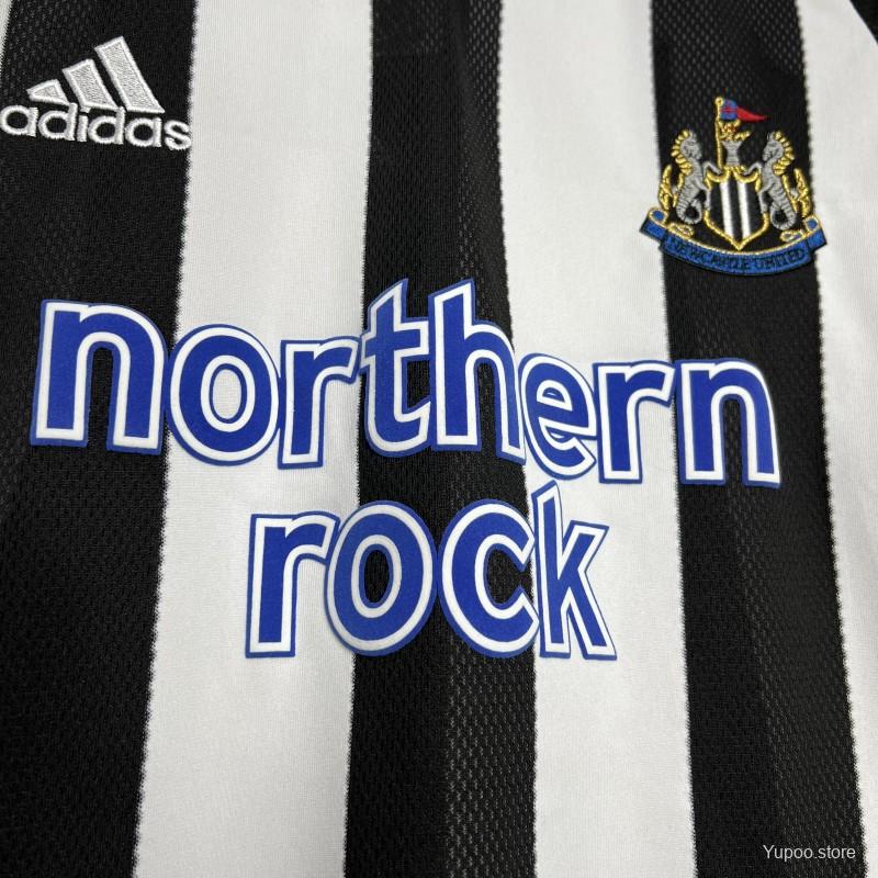 Retro Newcastle United 2003-05 Home Long Sleeve Jersey - Unitedfutballjersey