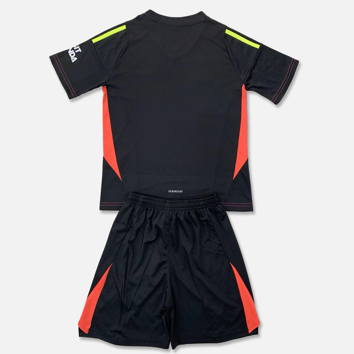 Arsenal 24-25 Black Goalkeeper Kids Kit - Unitedfutballjersey