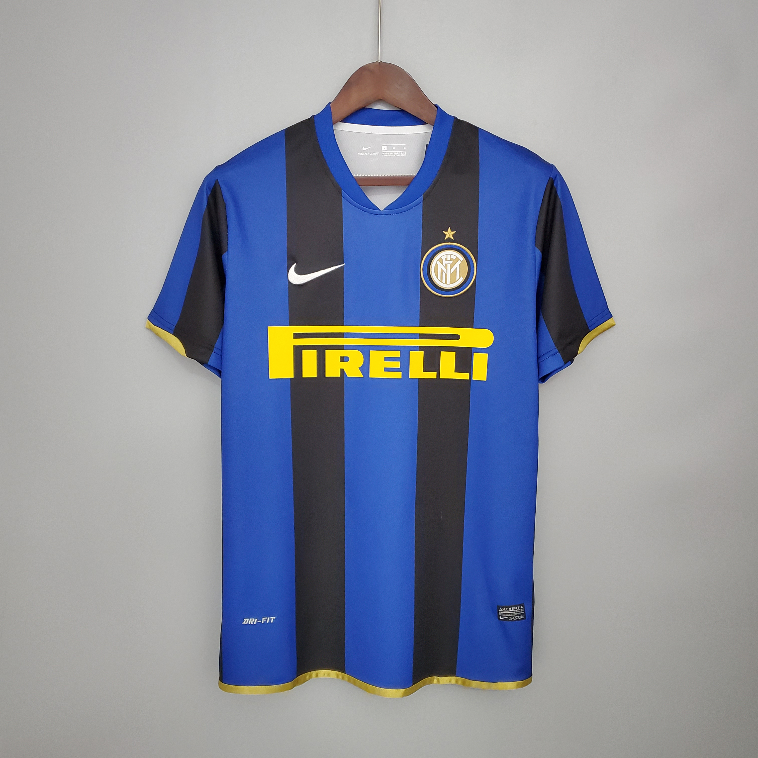 Retro Inter Milan 08-09 Home Stadium Jersey - Unitedfutballjersey