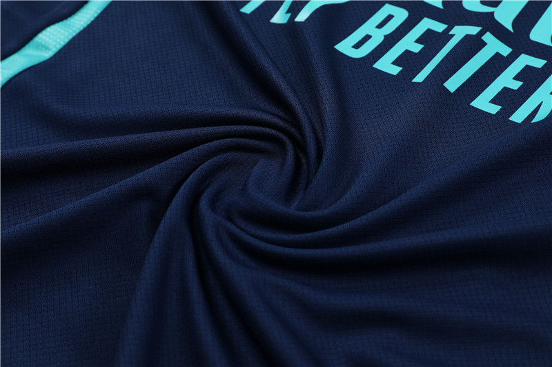 Arsenal 24-25 Short-Sleeve Training Kids Kit - Deep Blue - Unitedfutballjersey