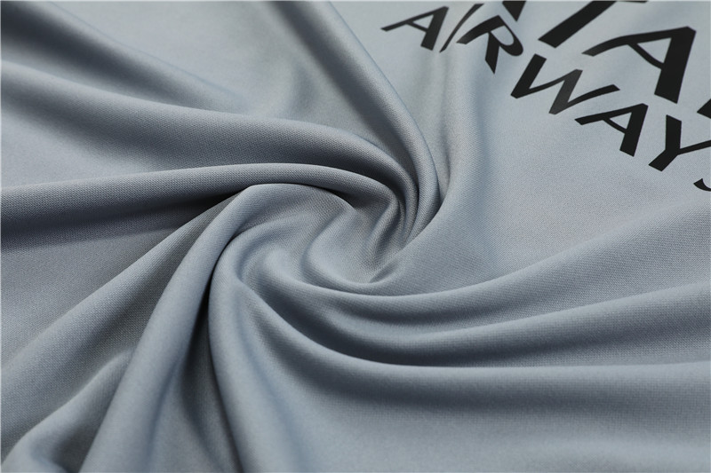 Paris Saint-Germain PSG 23-24 Long Sleeve Training Set -Light Gray - Unitedfutballjersey