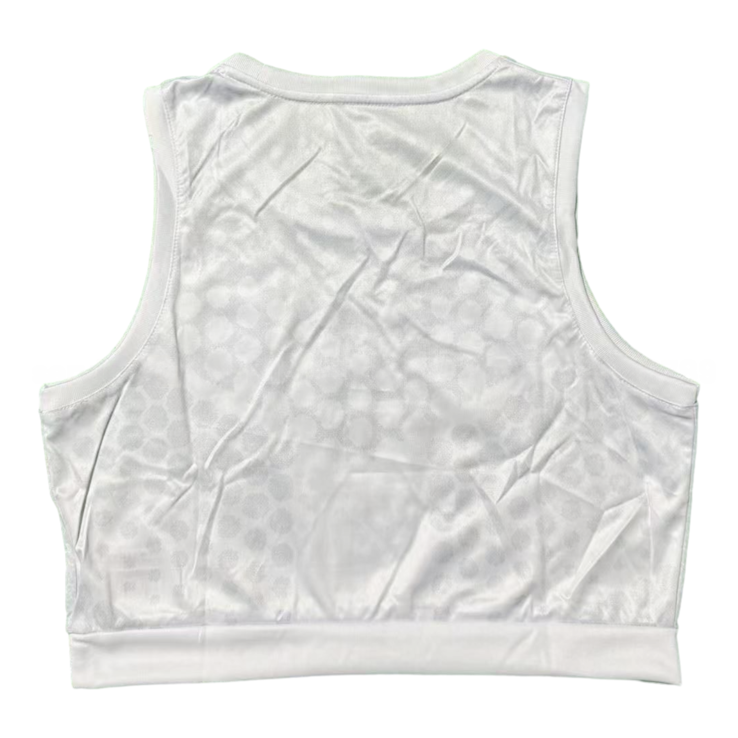 Women's Real Madrid 25-26 Home Gold Line White Yoga Vest - Unitedfutballjersey