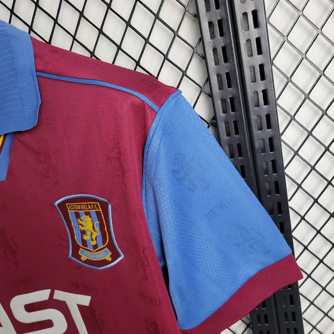 Retro Aston Villa 1995-97 Home Stadium Jersey - Unitedfutballjersey