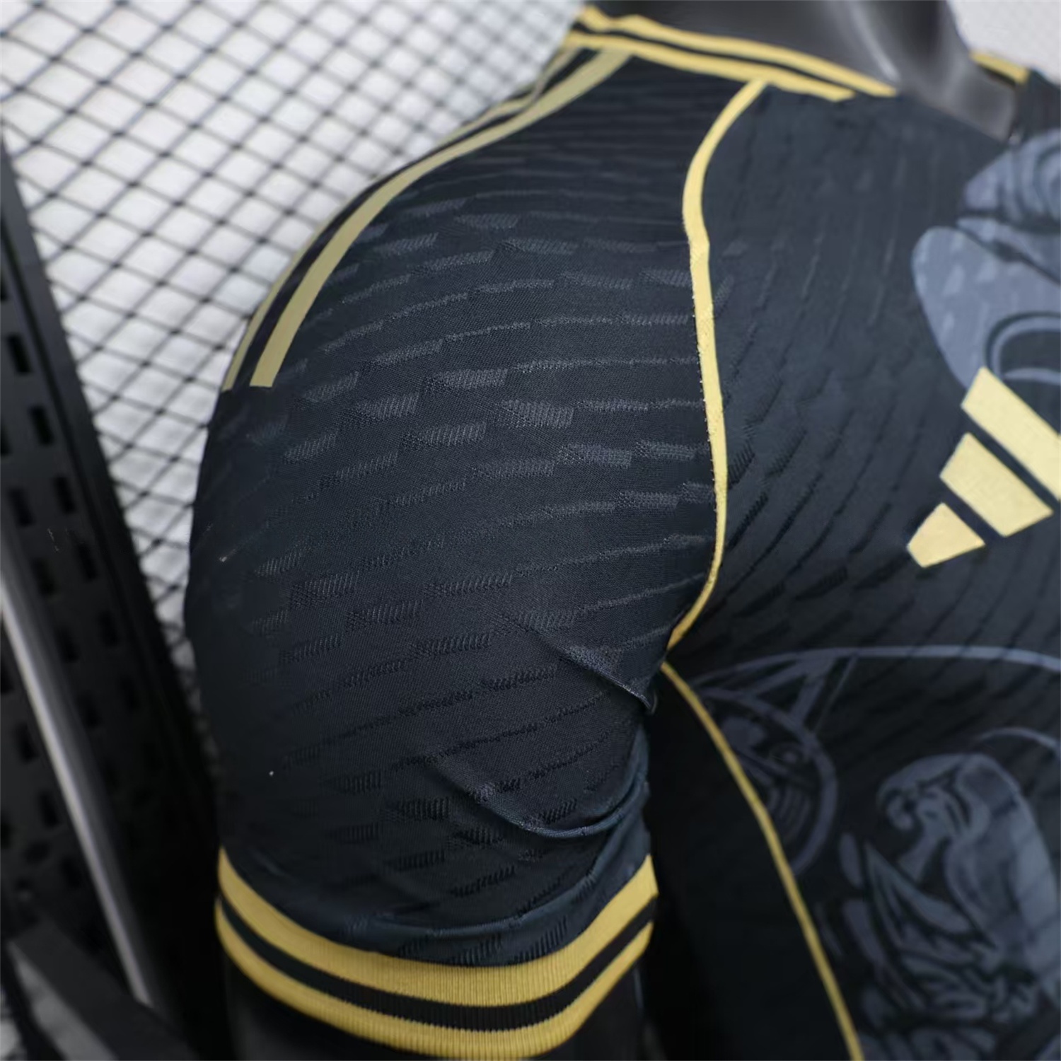 Mexico 25-26 Grey Eagle Sketch Black Gold Special Jersey - Player Version - Unitedfutballjersey