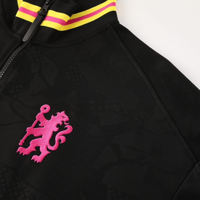 C.H.E.L.S.E.A 24-25 Jacket Training Tracksuit - Black - Unitedfutballjersey