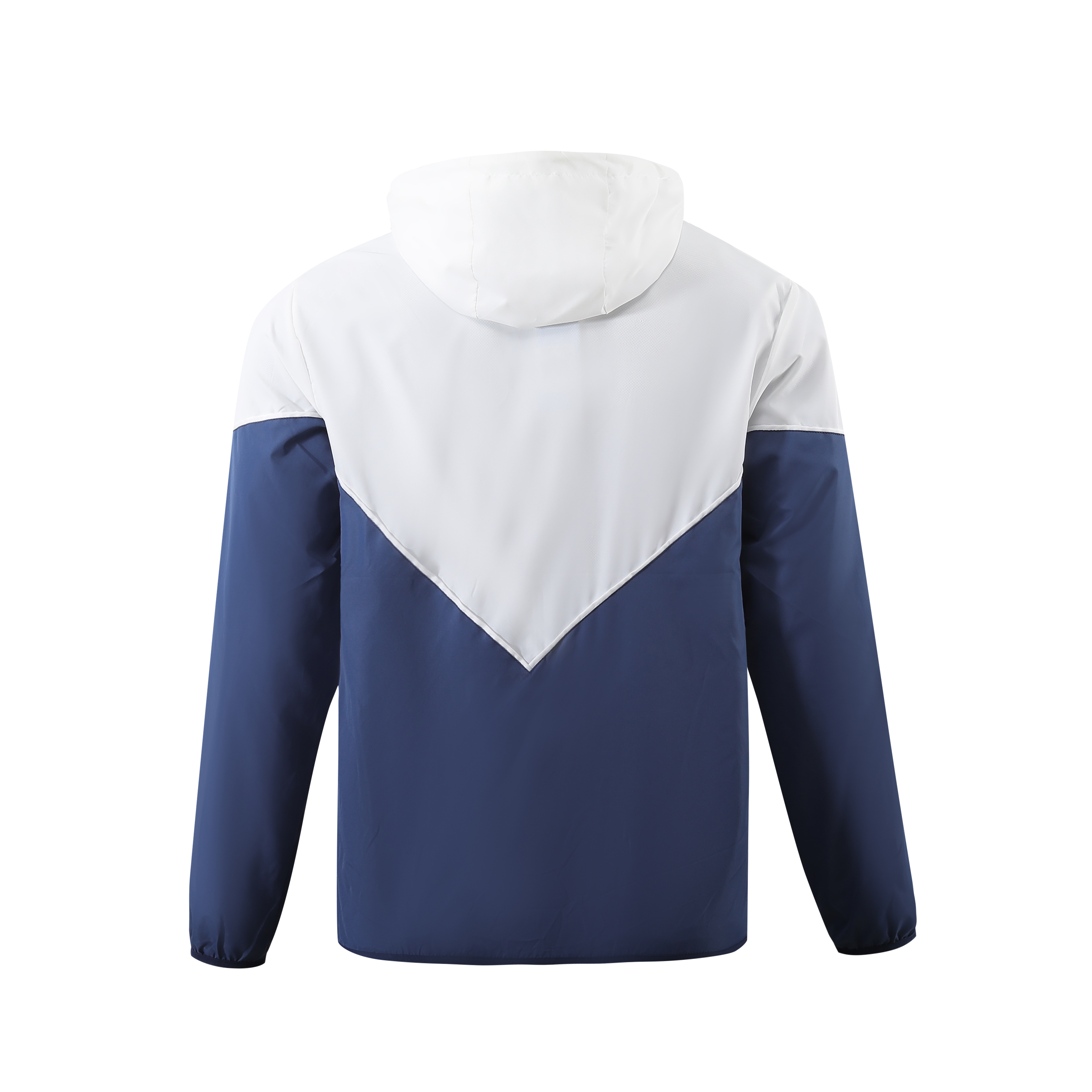 Real Madrid 24-25 White Hooded Windbreaker - Player Version - Unitedfutballjersey