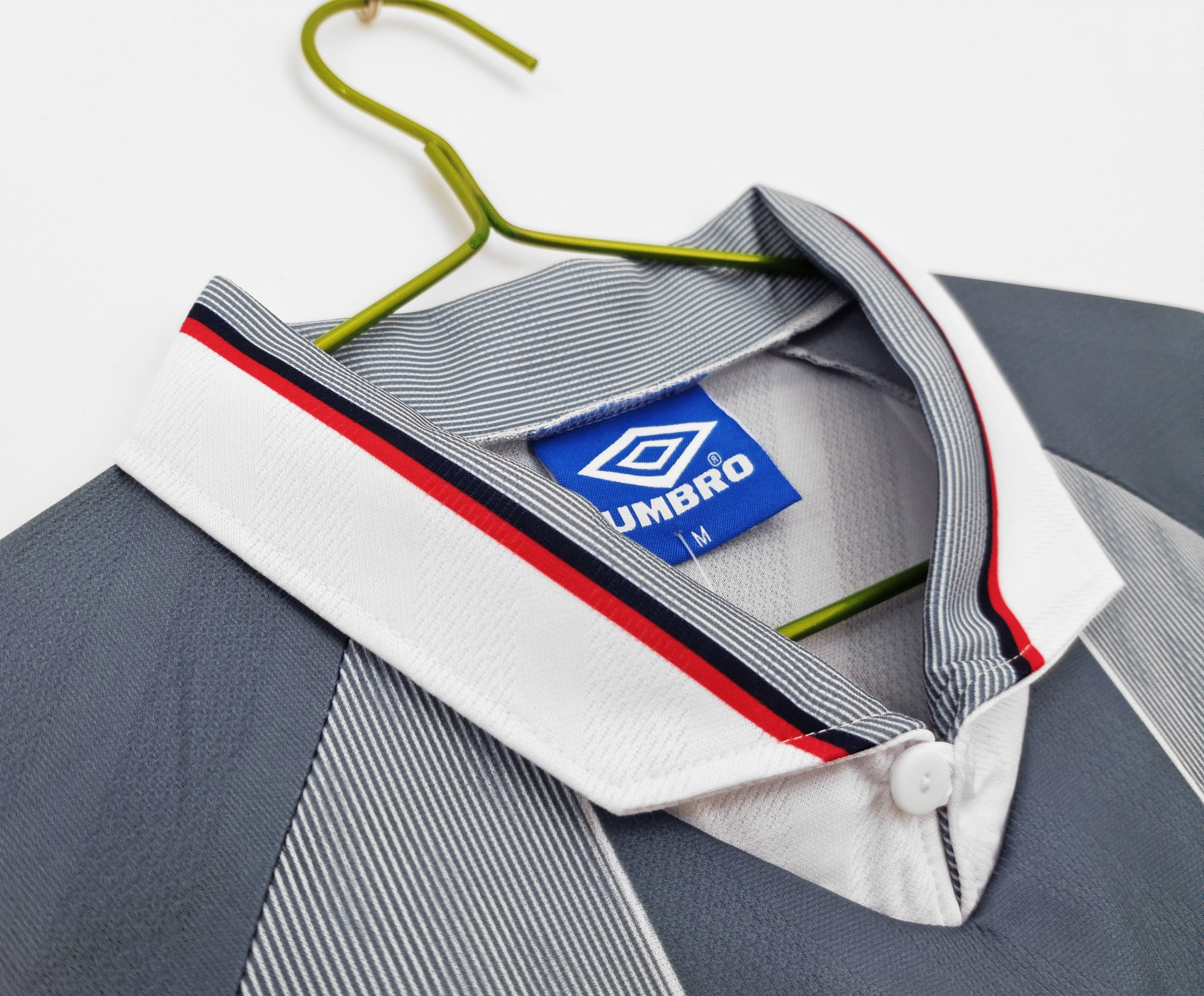 Retro England 1996 Away Stadium Long Sleeve Jersey - Unitedfutballjersey