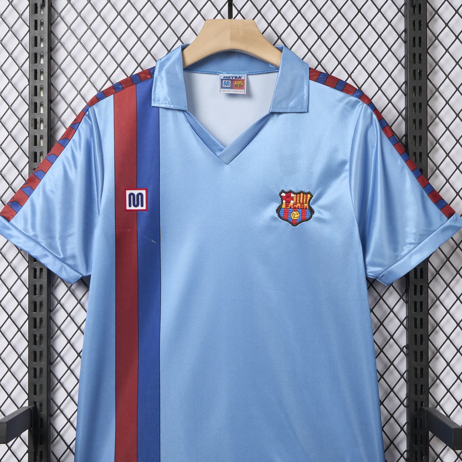 Retro Barcelona 1982-84 Away Blue Jersey - Unitedfutballjersey