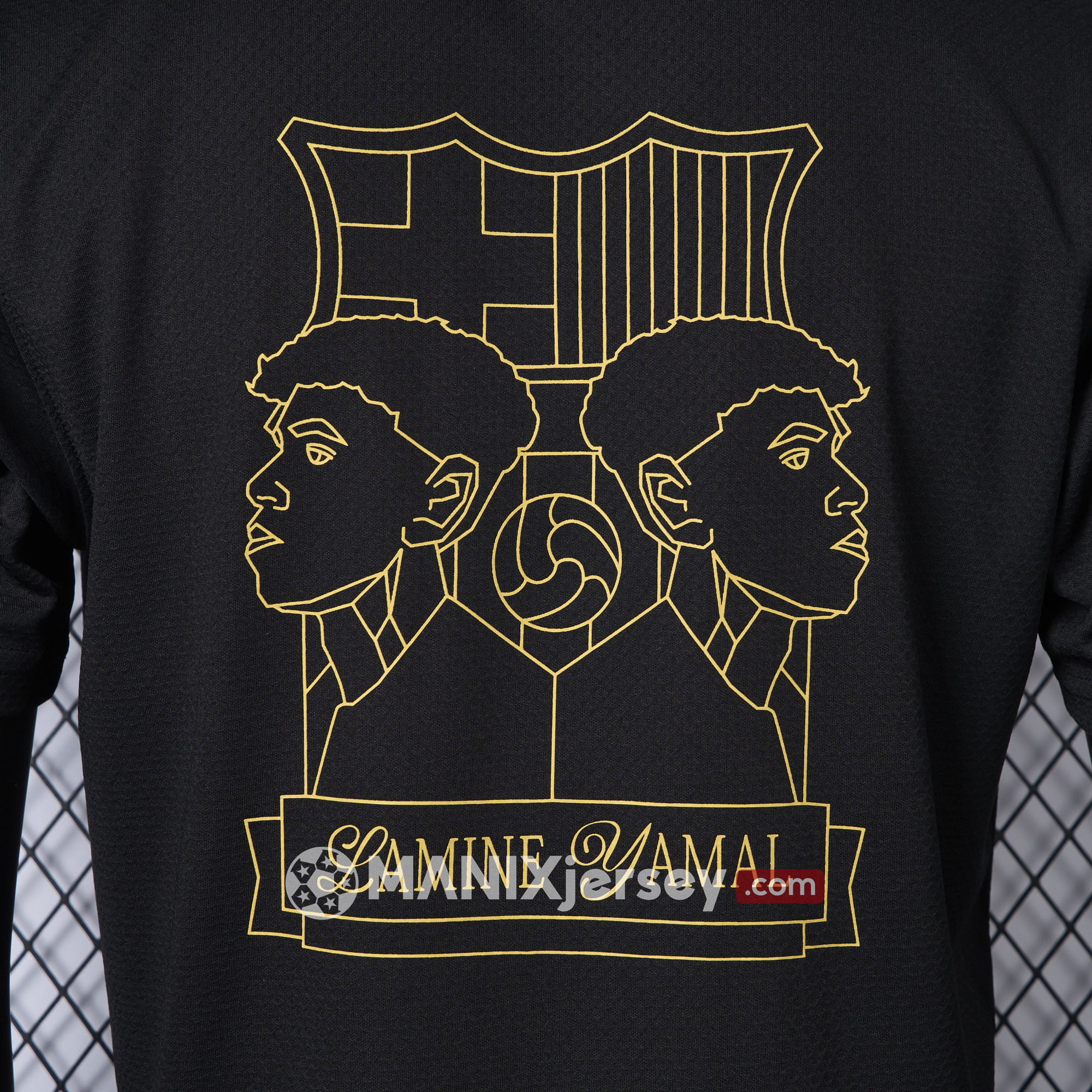 Barcelona 24-25 Yamal Anniversary Black Jersey - Player Version - Unitedfutballjersey