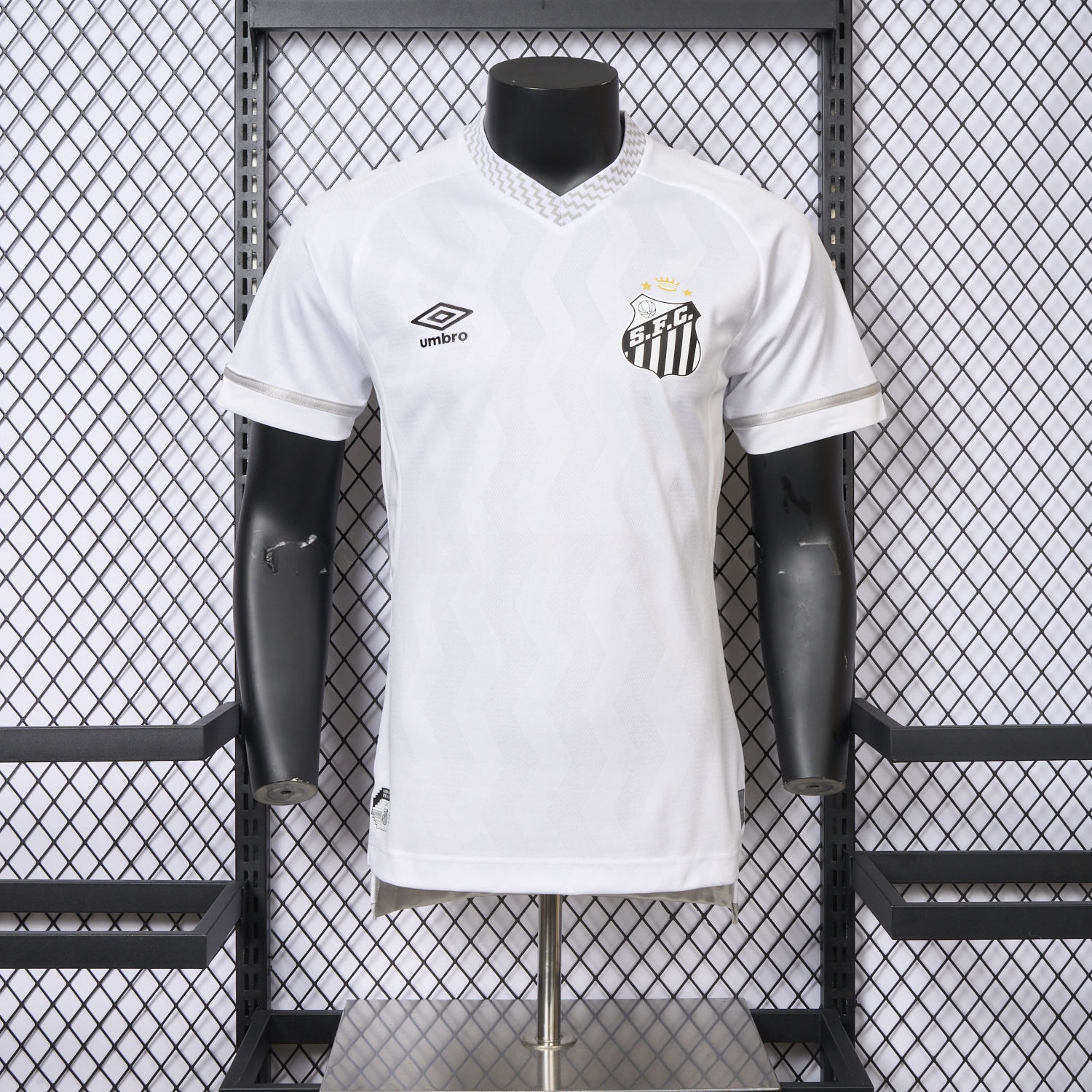 Santos 2025-26 Home Unsponsored Jersey - Player Version - Unitedfutballjersey