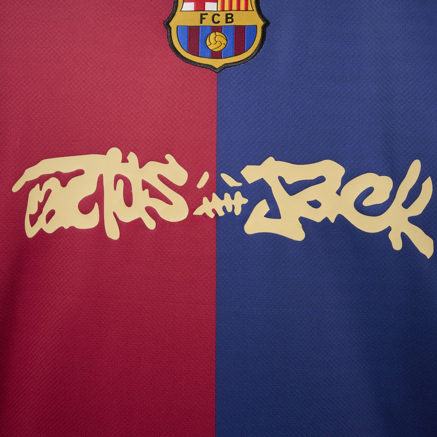 Barcelona x Travis Scott 24-25 Home Jersey - Fans Version - Unitedfutballjersey