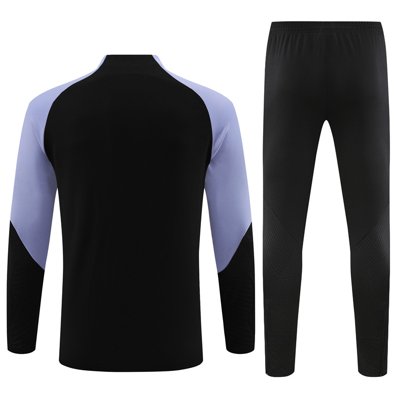 Tottenham Hotspur 23-24 Long Sleeve Training Set -Black - Unitedfutballjersey