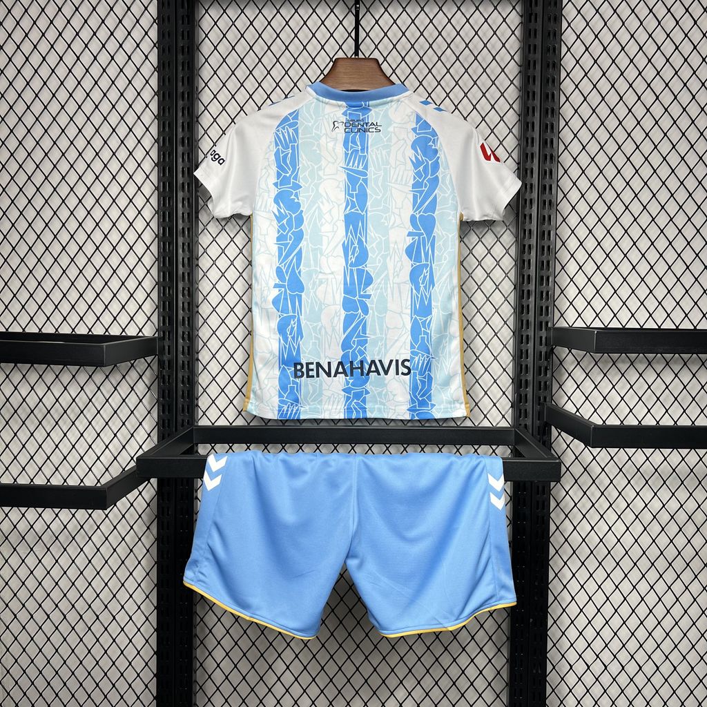 Malaga 24-25 Home Kids Kit - Unitedfutballjersey
