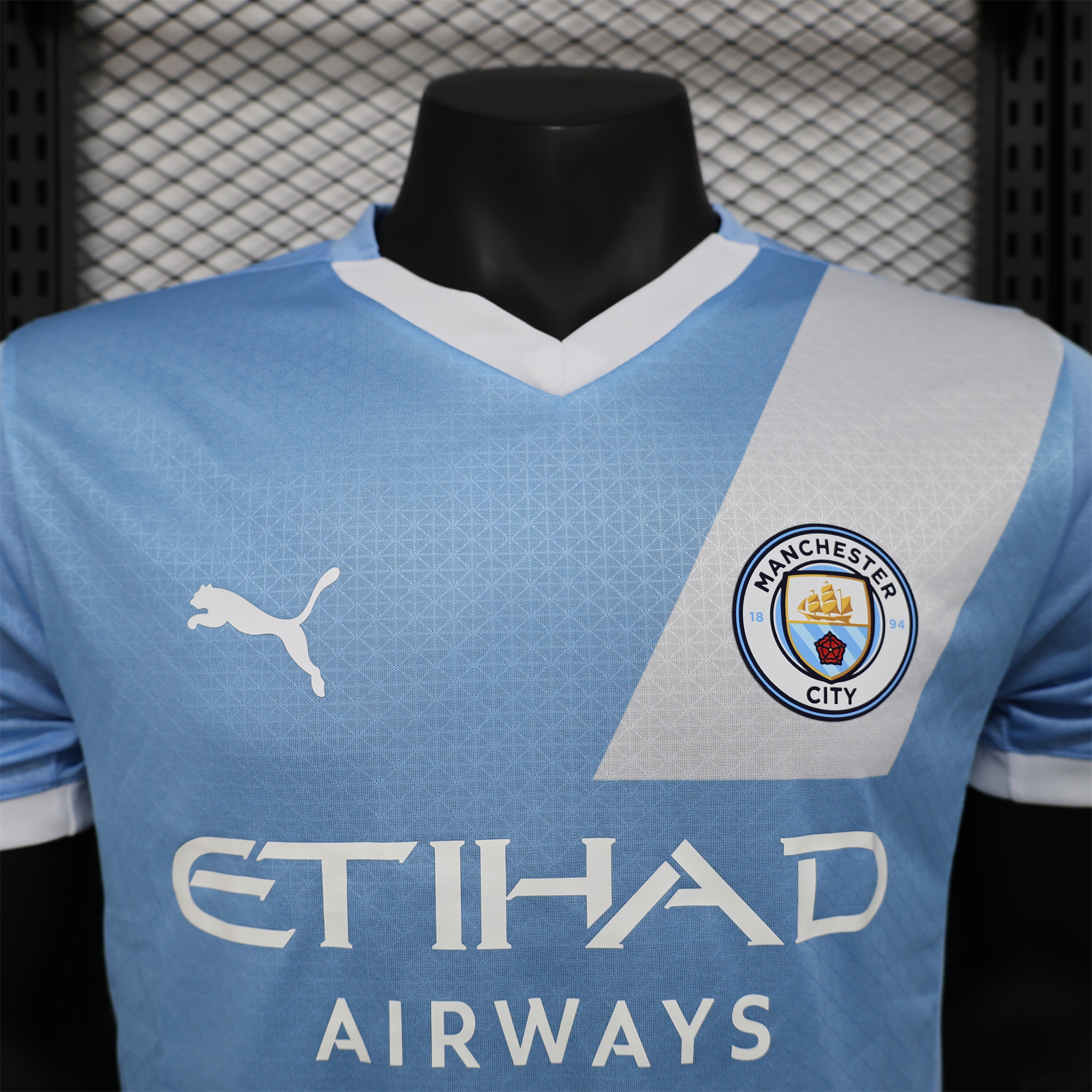 Manchester City 25-26 Home Jersey (Informal - release Version) - Player Version - Unitedfutballjersey