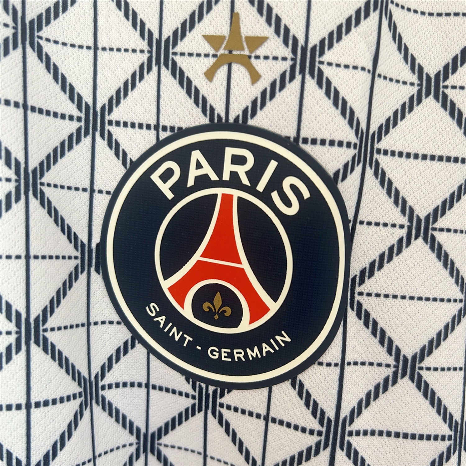 Paris Saint-Germain PSG 25-26 White Pre-Match Training Jersey - Fans Version - Unitedfutballjersey