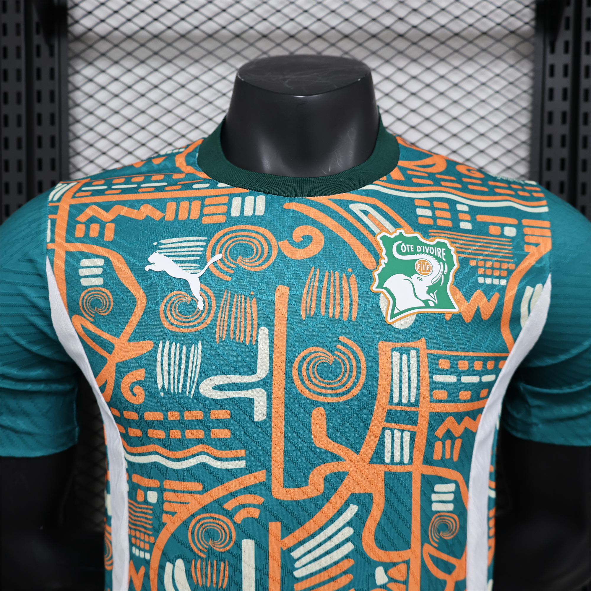 Ivory Coast 2024 Pre-Match Training Jersey - Player Version - Unitedfutballjersey