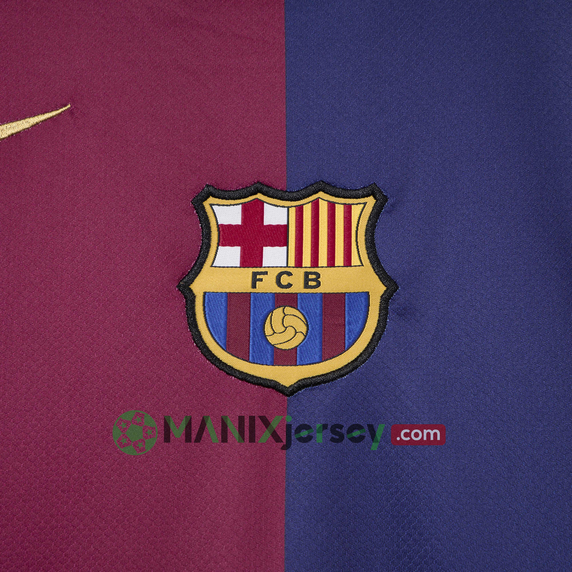 Barcelona 24-25 Home Unsponsored Jersey - Fans Version - Unitedfutballjersey