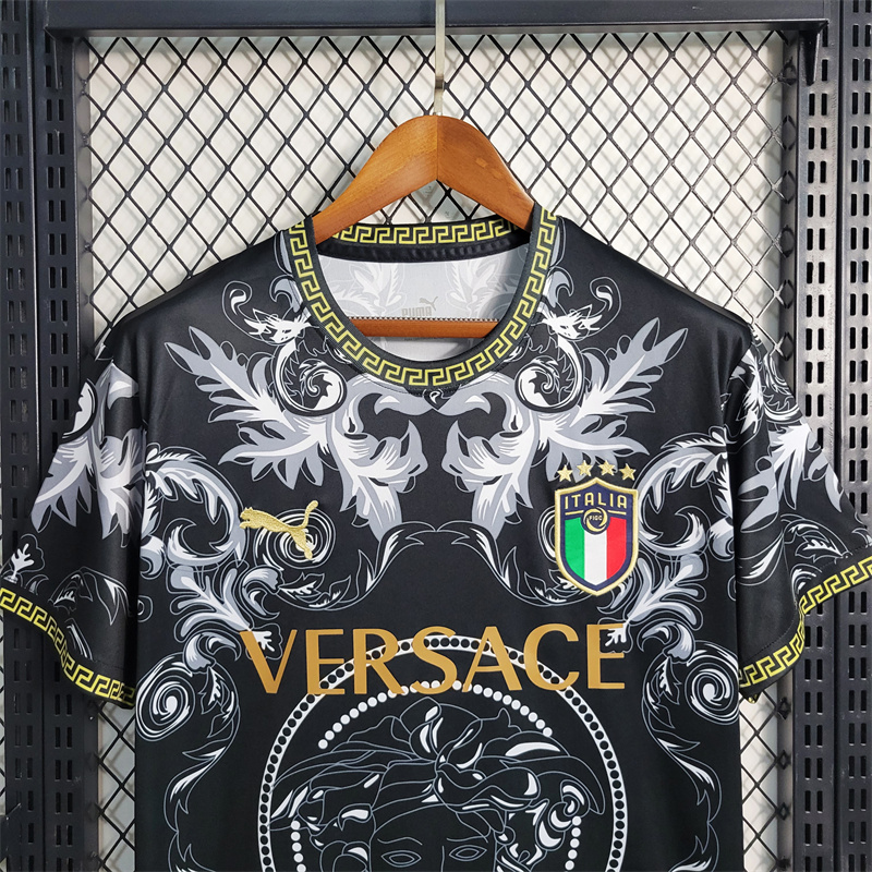 23/24 Italy X Versace Special Edition Jersey - Fans Version - Unitedfutballjersey
