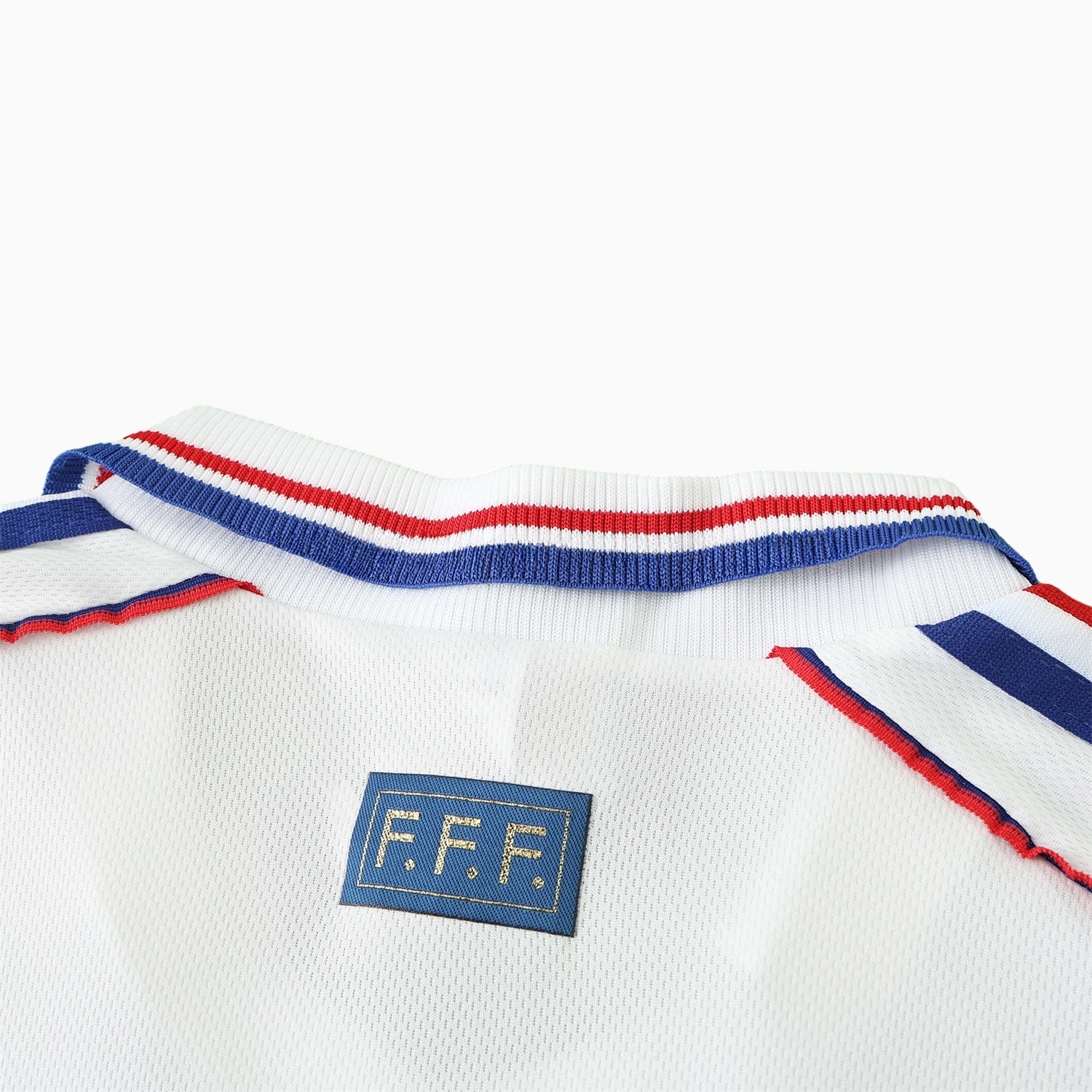 Retro France 1998 Away Long Sleeves Jersey (with 1998 World Cup mark on right chest) - Unitedfutballjersey
