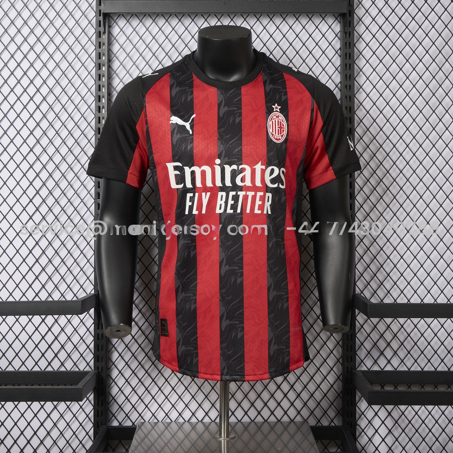 AC Milan 25-26 Home Jersey - Player Version - Unitedfutballjersey