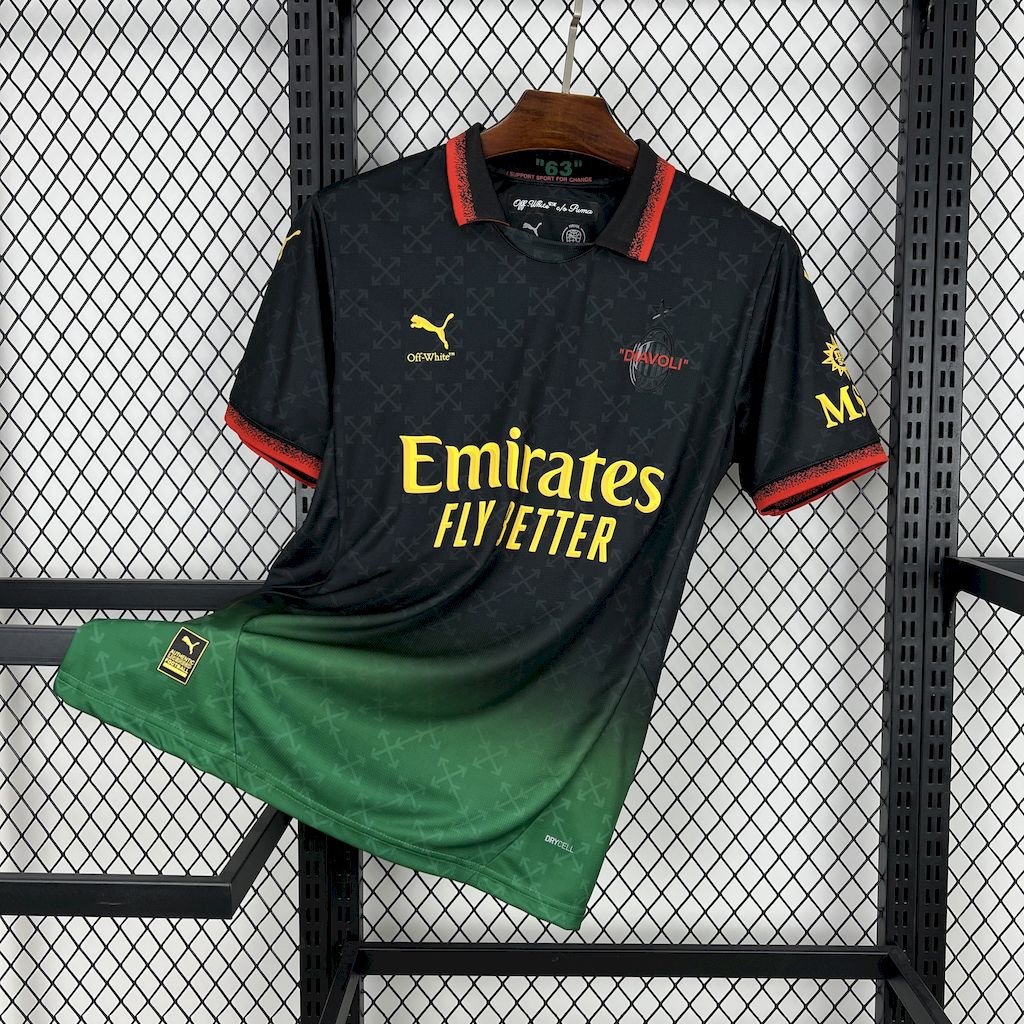 AC Milan 24-25 Black Green “Diavoli” Special Edition Jersey - Fans Version - Unitedfutballjersey