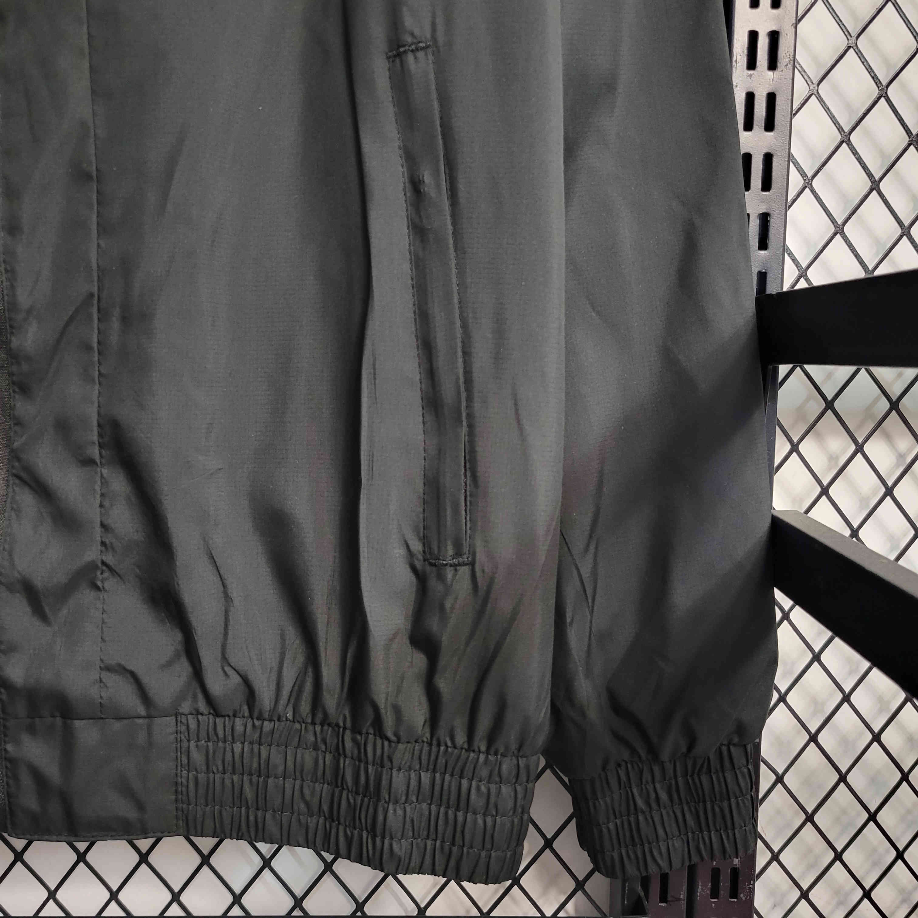 B.A.R.S.A 23-24 Black Player Windbreaker - Unitedfutballjersey