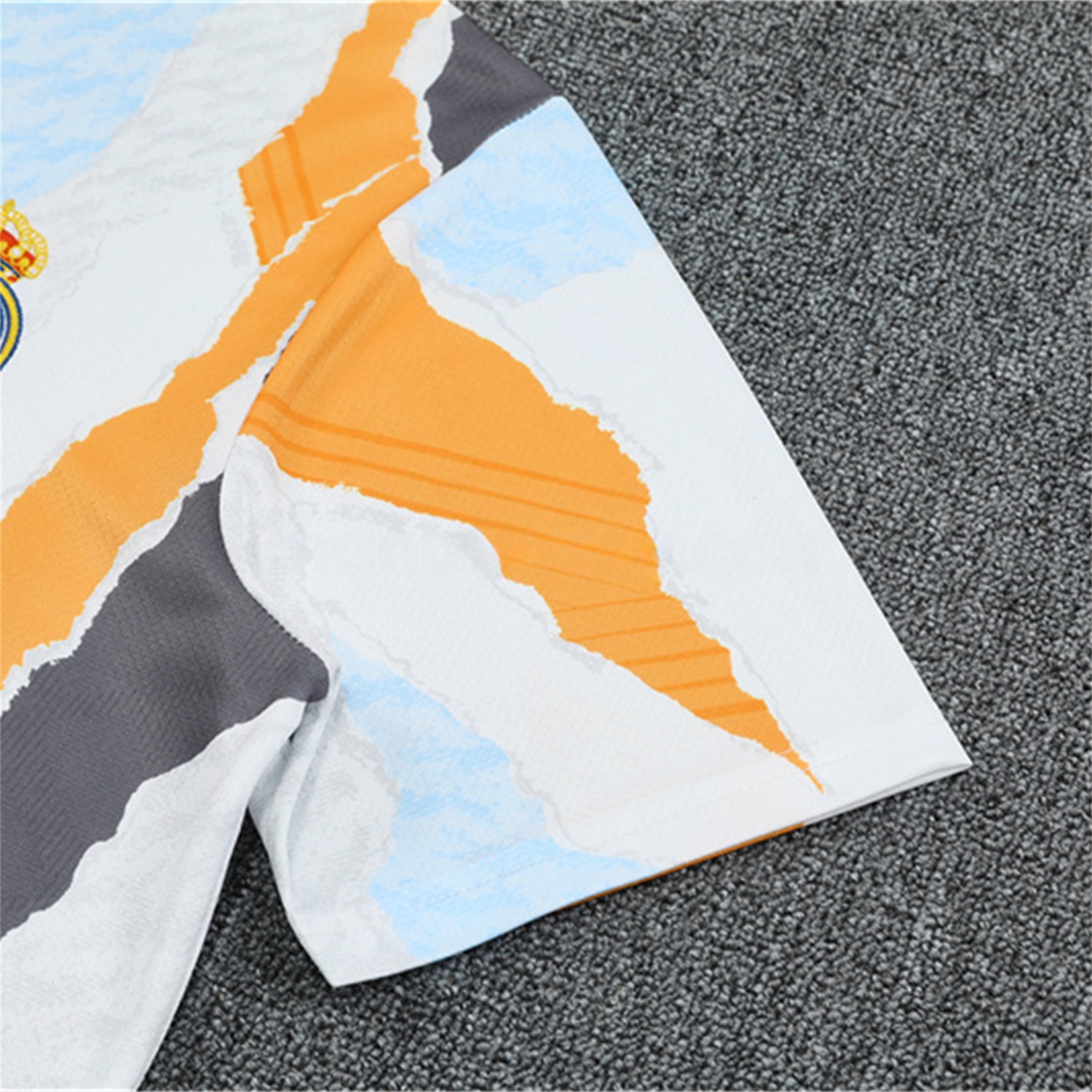 Real Madrid 24-25 Pre-Match Kids Short-Sleeve Training Set - Camouflage - Unitedfutballjersey