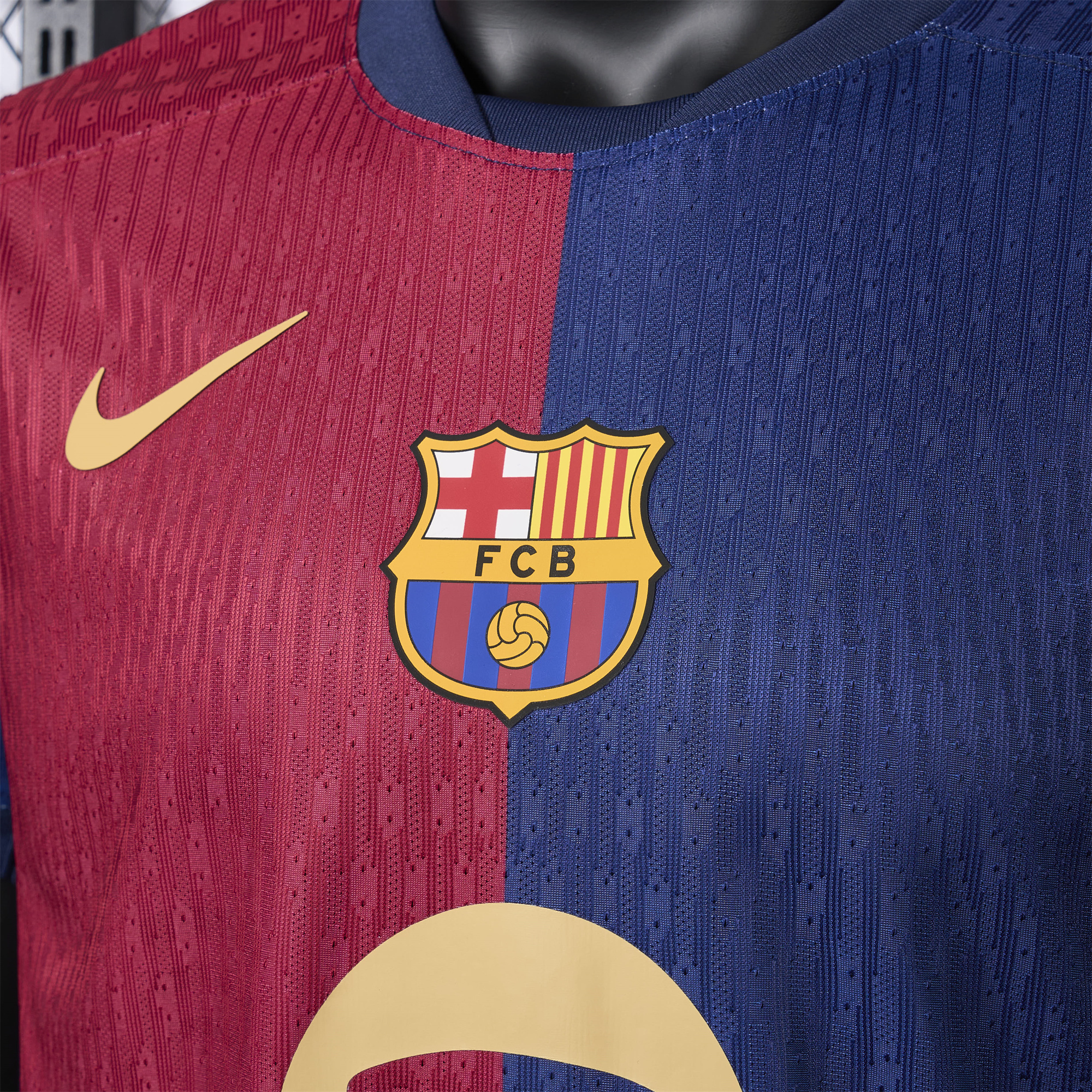 Barcelona 24-25 Supercopa Jersey with Big Logo - Player Version - Unitedfutballjersey