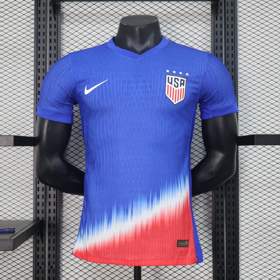 United States USA 2024 Away Stadium Jersey - Player Version - Unitedfutballjersey