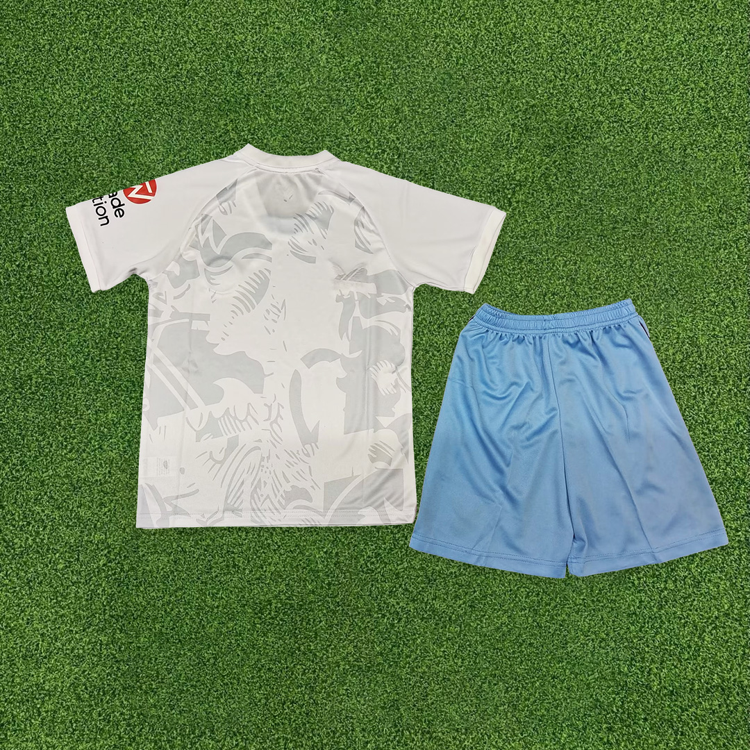 Aston Villa 23-24 Away Kids Kit - Unitedfutballjersey