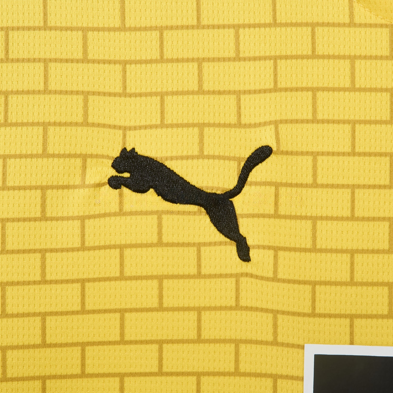 Dortmund 25-26 Pre-Match Training Yellow Brickwork Pattern Jersey - Fans Version - Unitedfutballjersey