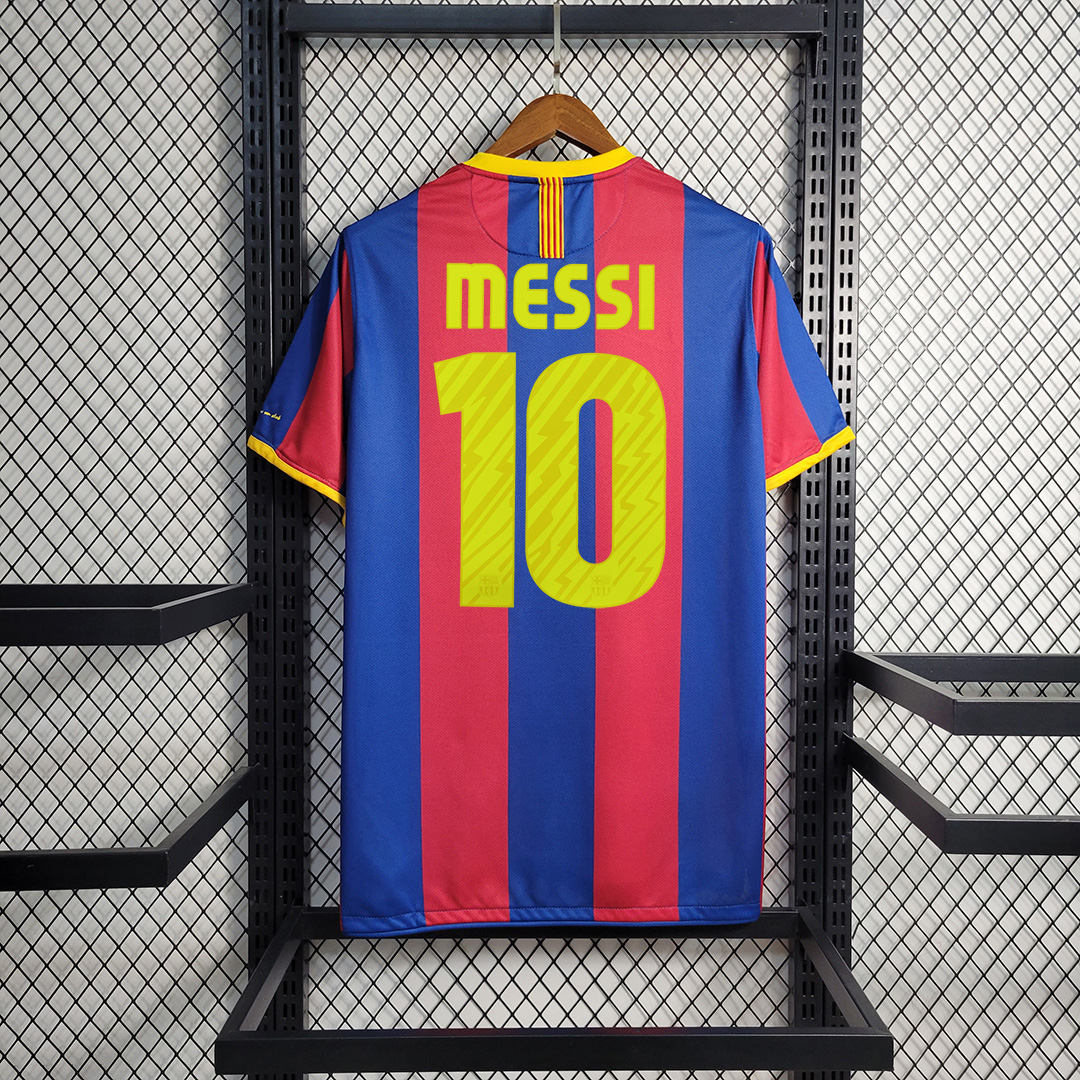Retro Barcelona 10-11 Home Stadium Jersey - Unitedfutballjersey
