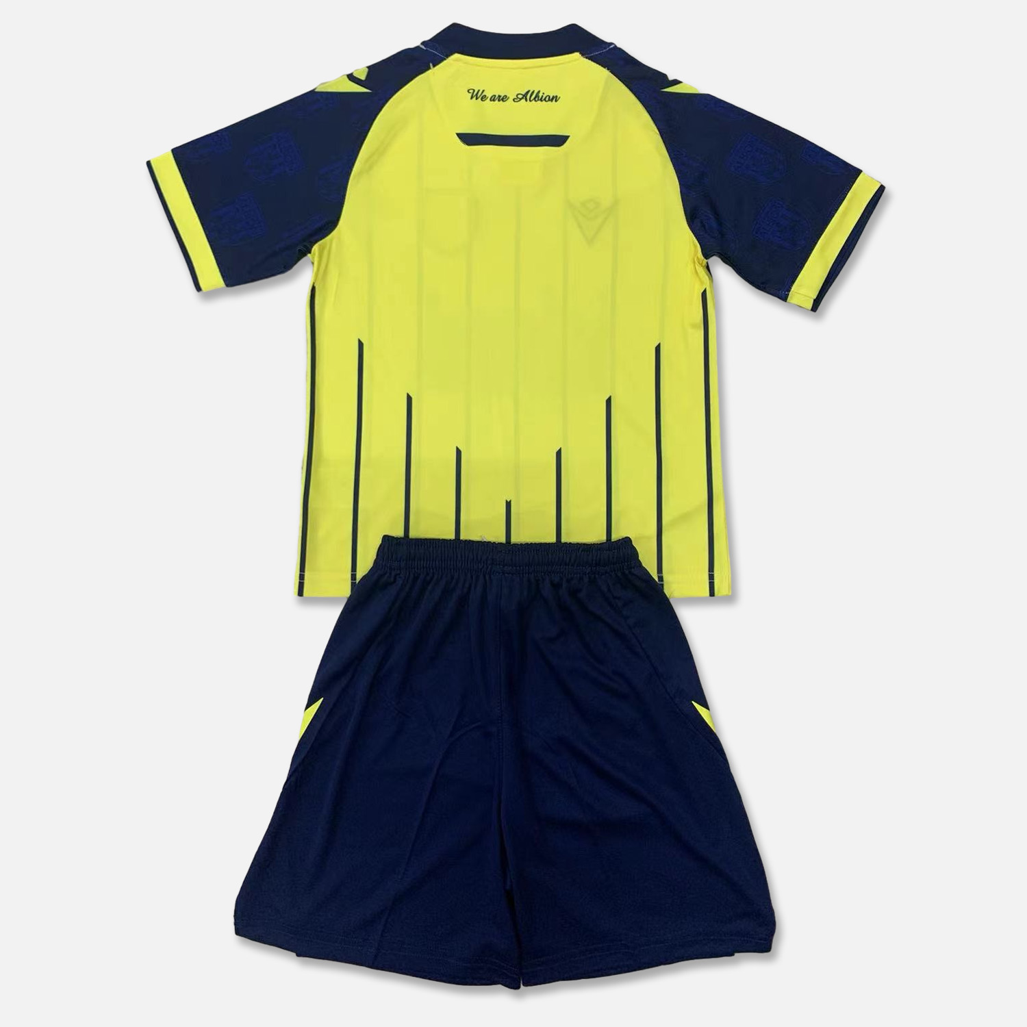 West Bromwich 24-25 Away Kids Kit - Unitedfutballjersey