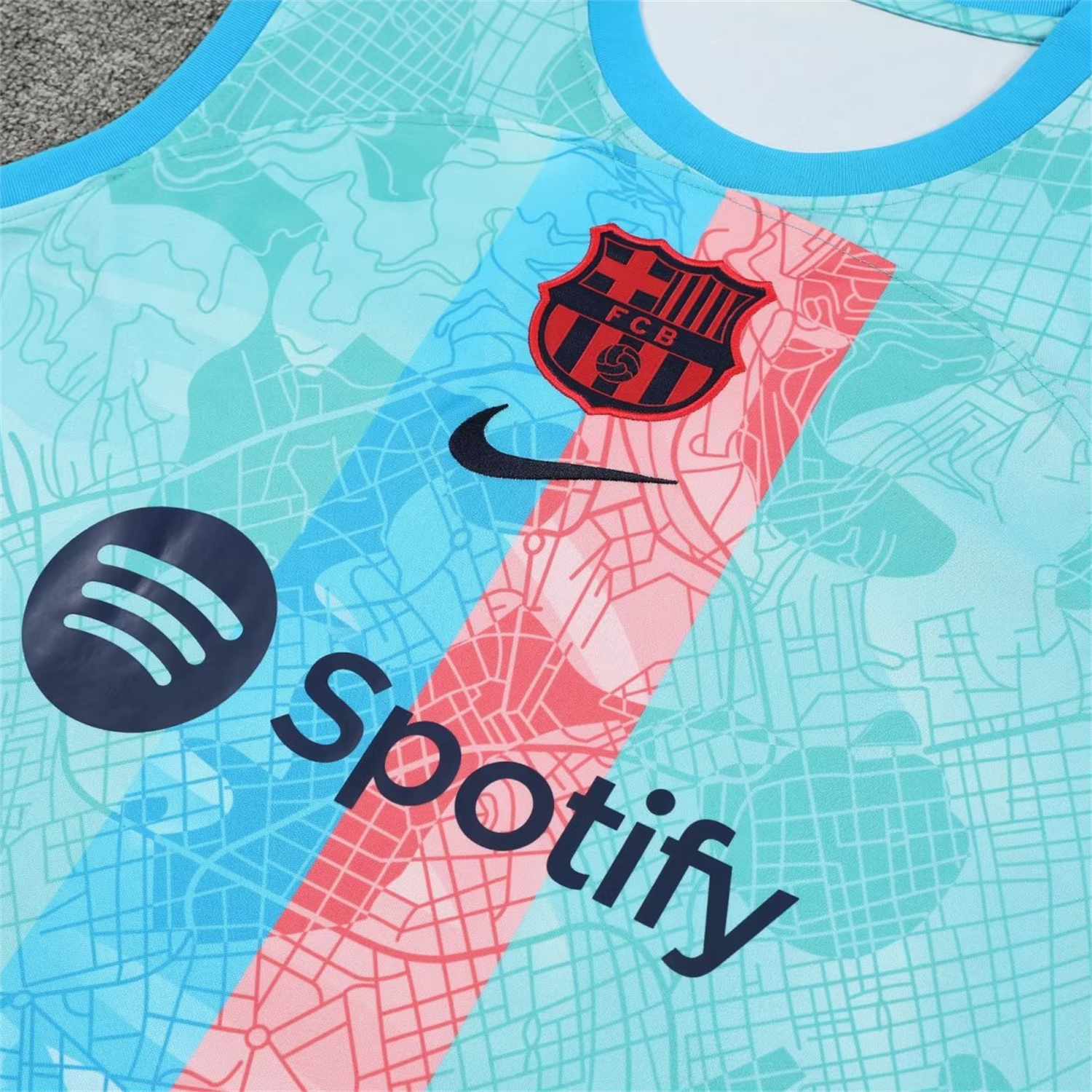 B.A.R.S.A 23-24 Player Vest Training Set - Unitedfutballjersey