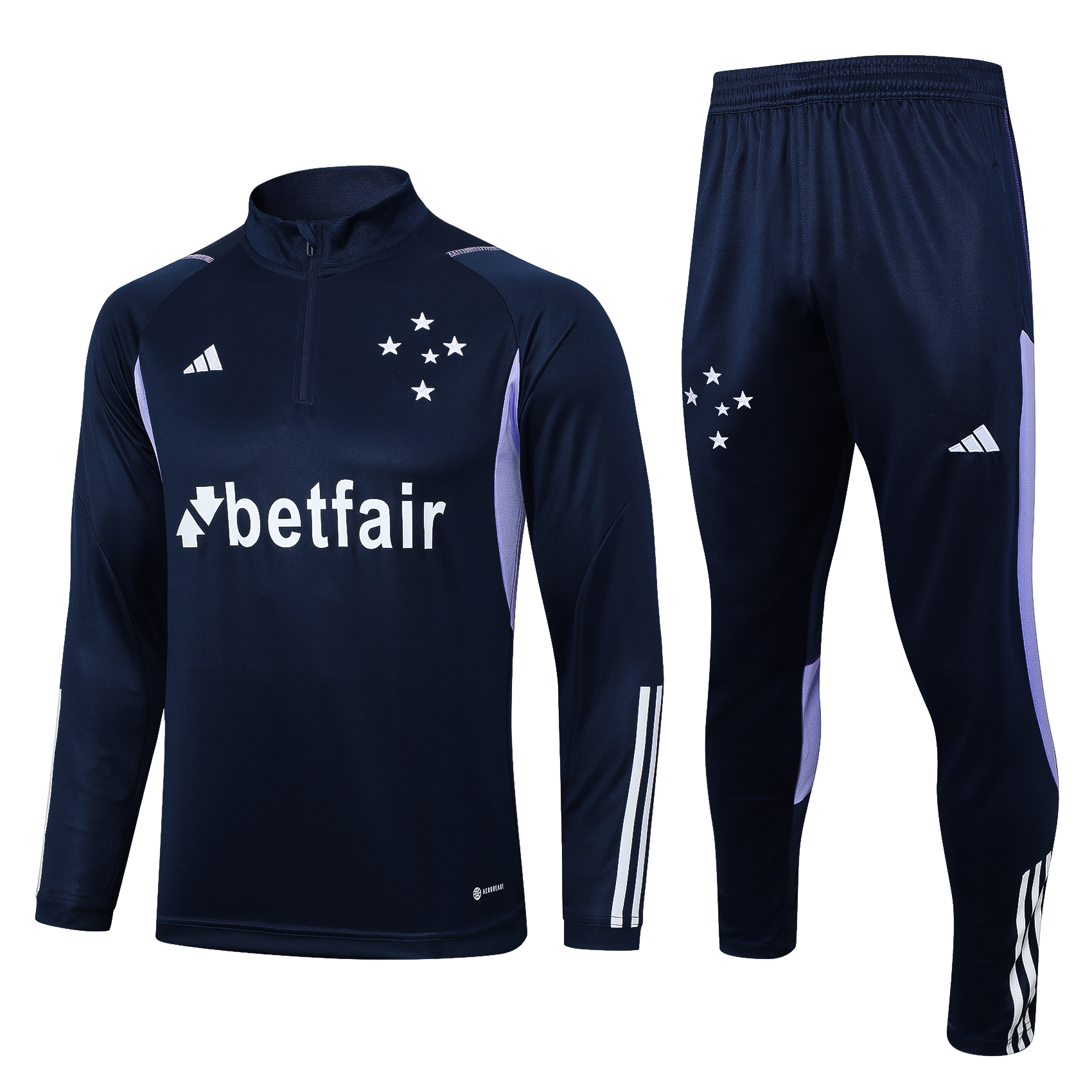 Cruzeiro Esporte Clube 23-24 Long Sleeve Training Set -Royal Blue - Unitedfutballjersey