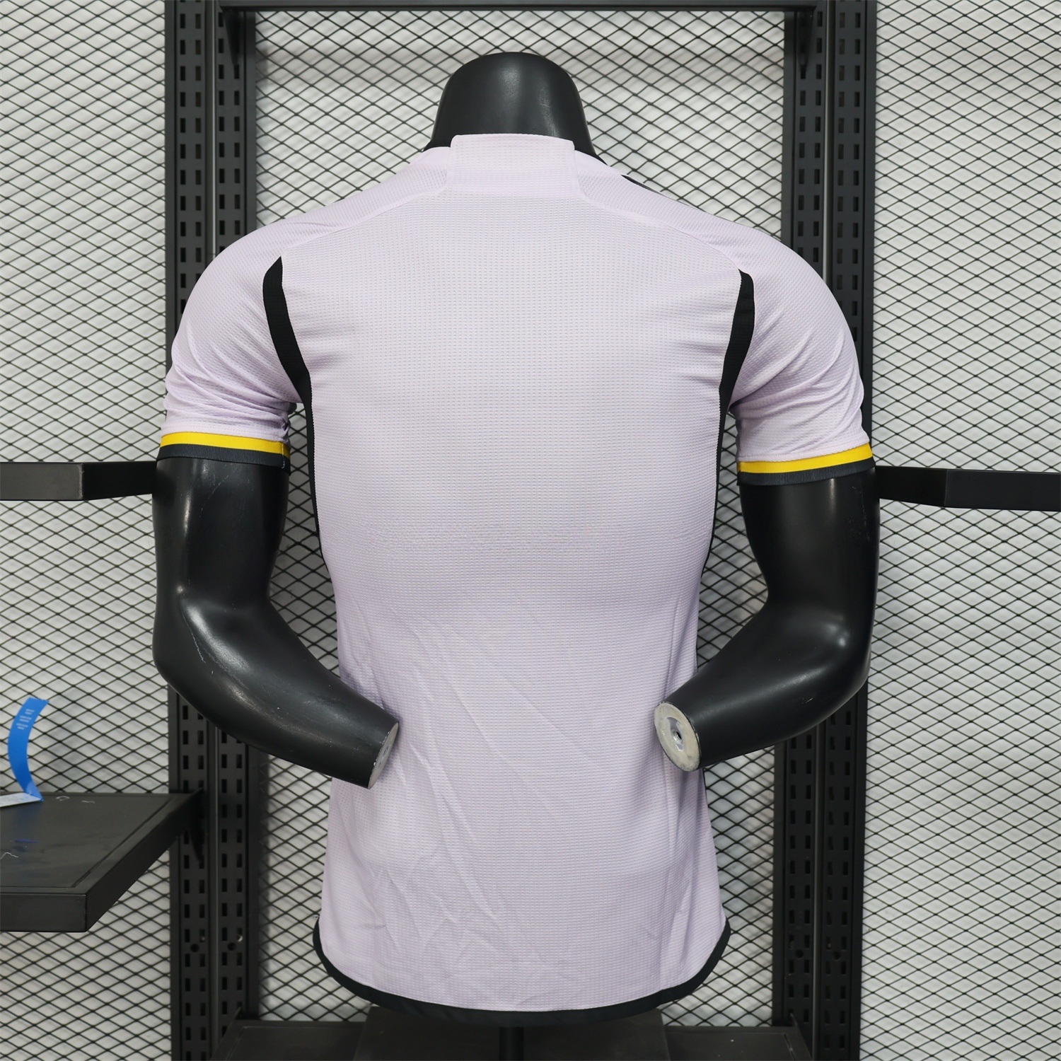 Algeria 25-26 White-purple Gradient Jersey with Black Chest Text - Player Version - Unitedfutballjersey