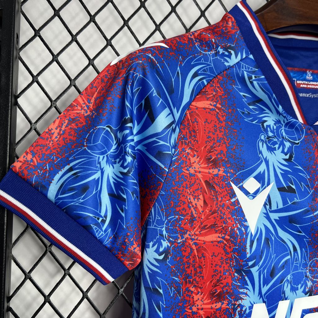 Crystal Palace 24-25 Home Stadium Kids Kit - Unitedfutballjersey