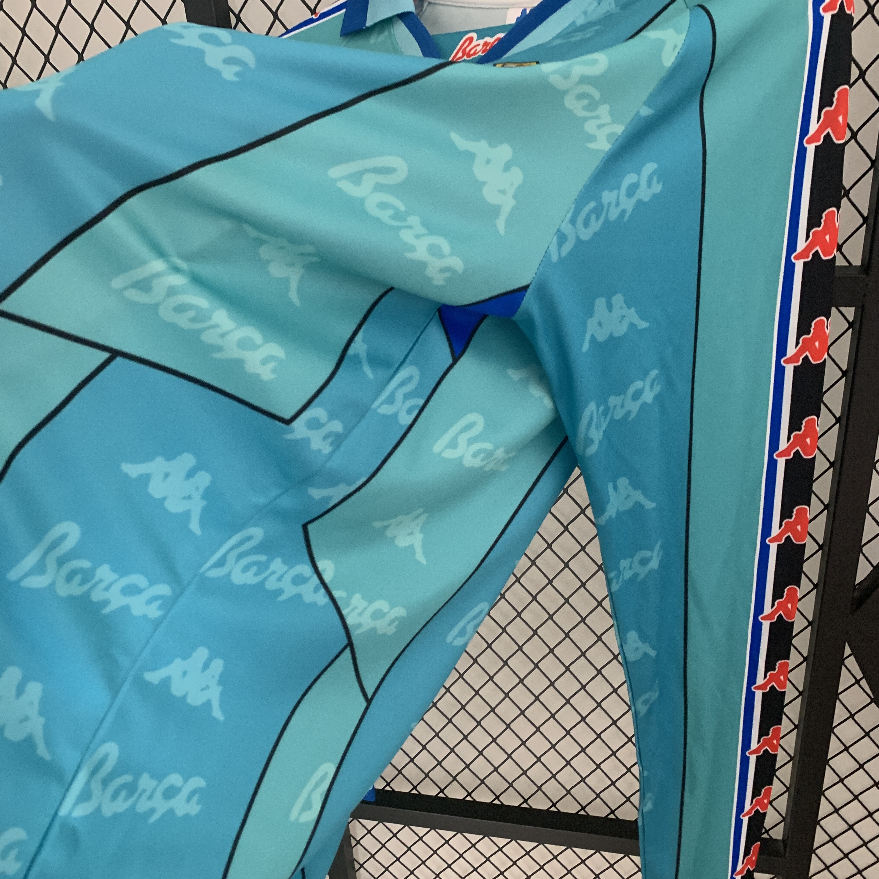 B.A.R.S.A Retro 96-97 Away Stadium Long Sleeve Jersey - Unitedfutballjersey