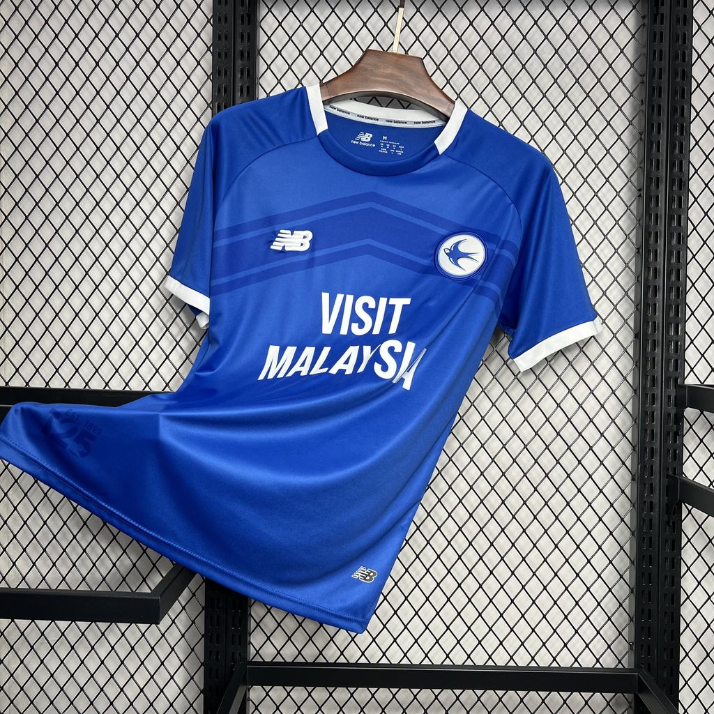Cardiff City 24-25 Home Stadium Jersey - Fans Version - Unitedfutballjersey