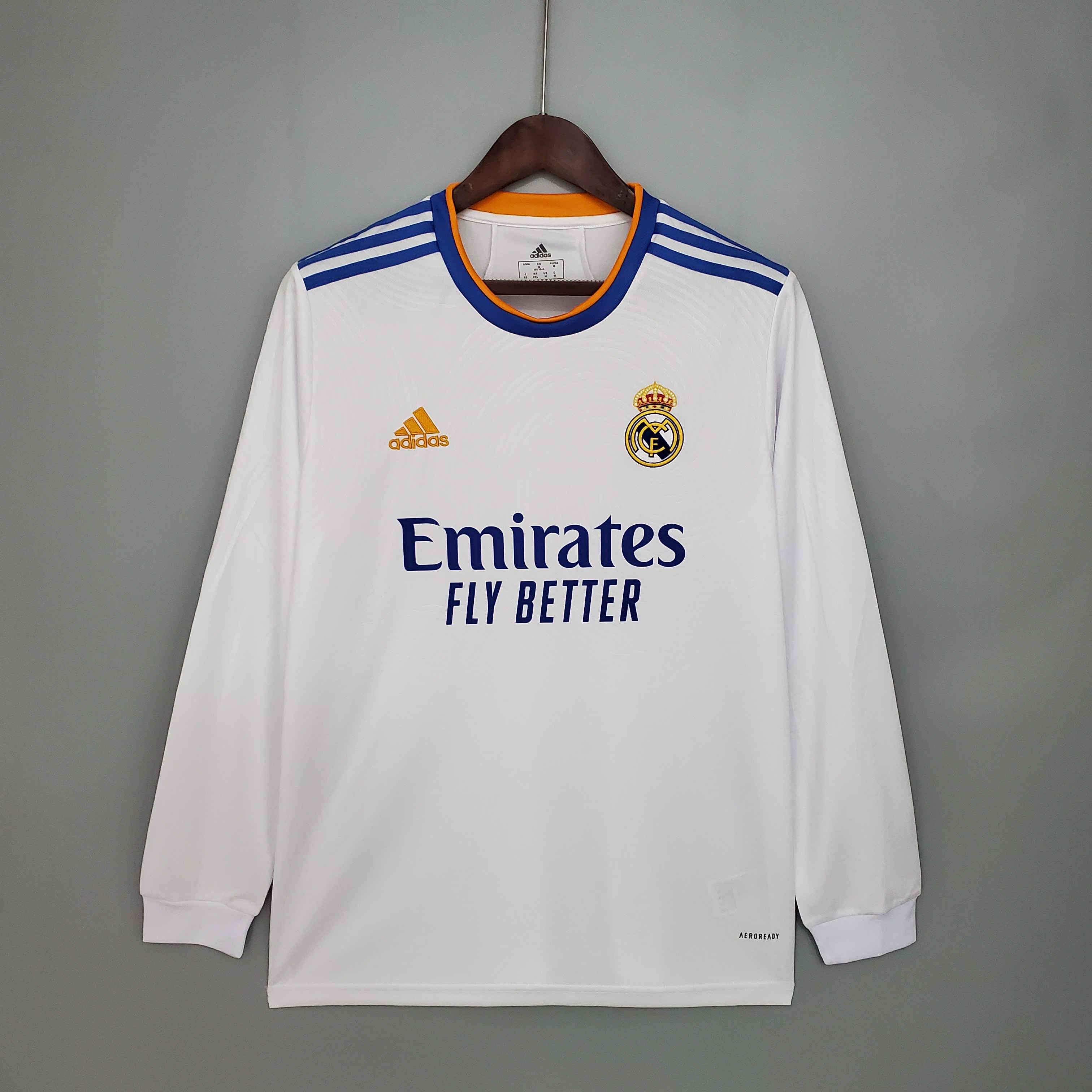 Real Madrid Retro 21-22 Home Long Sleeve Jersey - Unitedfutballjersey