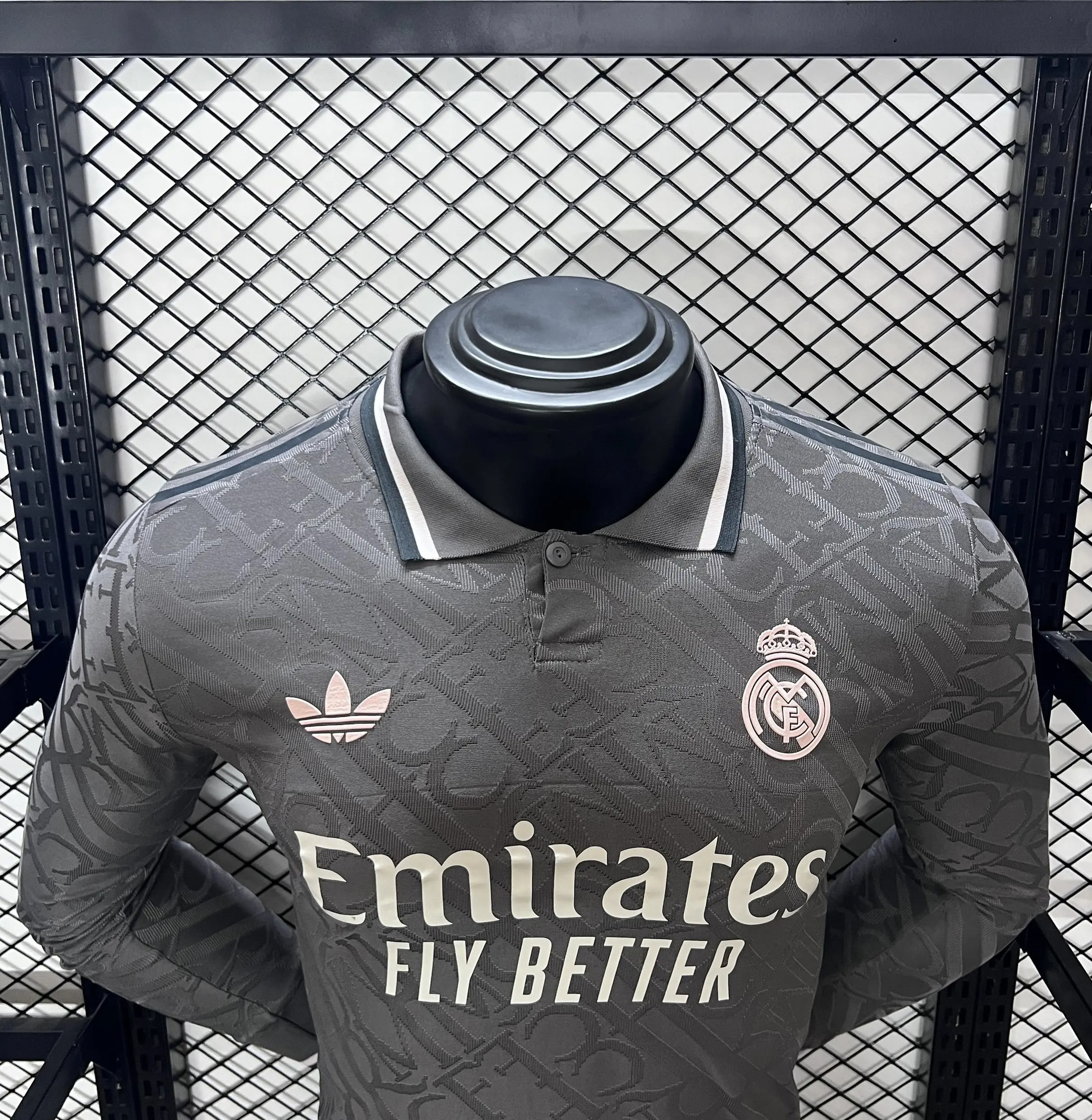 Real Madrid 24-25 Third Long Sleeve Jersey - Player Version - Unitedfutballjersey